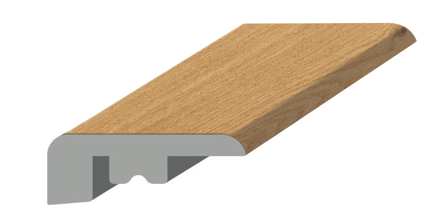 Bruce Forest Rain Calming Tea 0.7441-in T x 1.625-in W x 94-in L Wood Veneer with Vinyl Core Square Cap