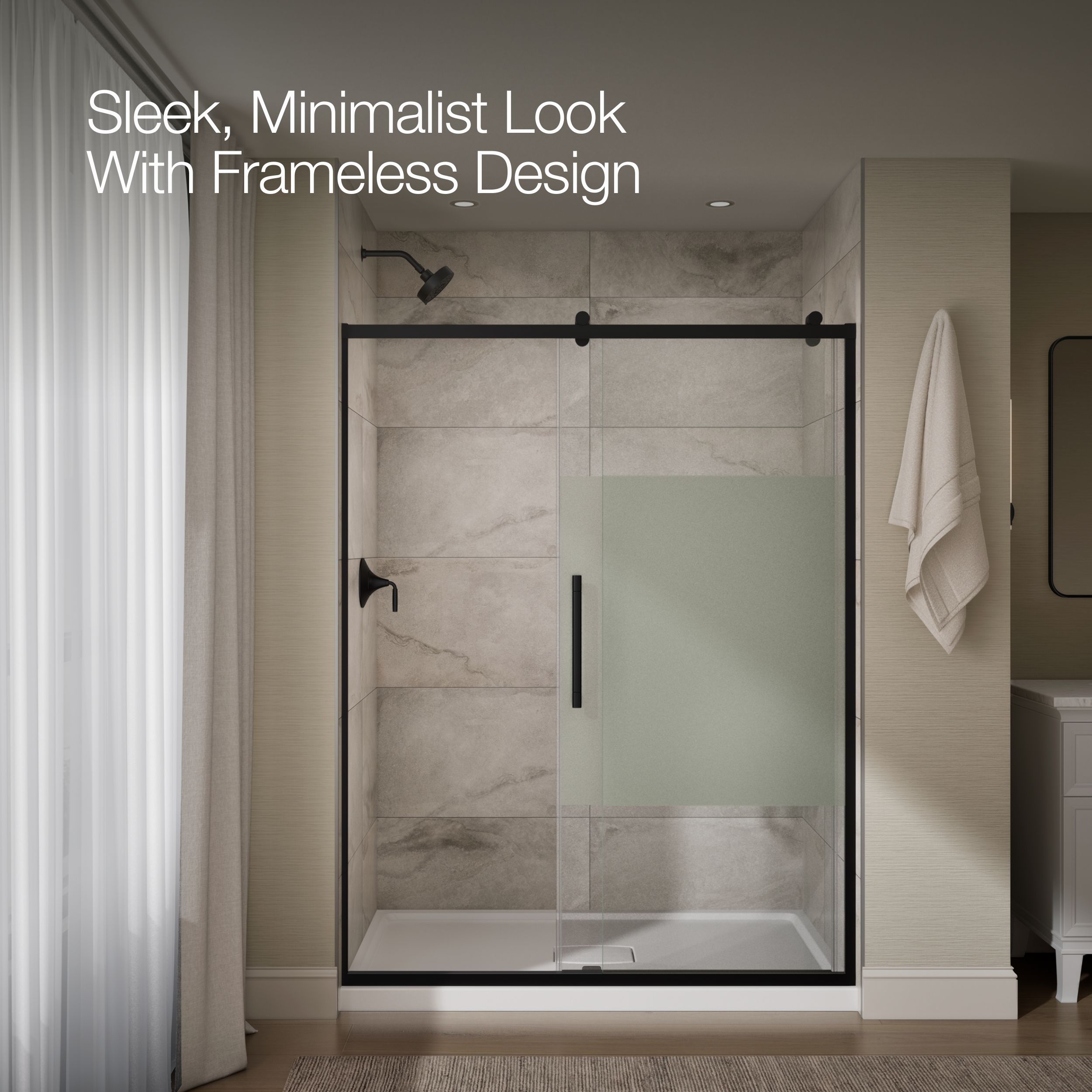 KOHLER 702471-8G81-BL Shower-Doors - View #5