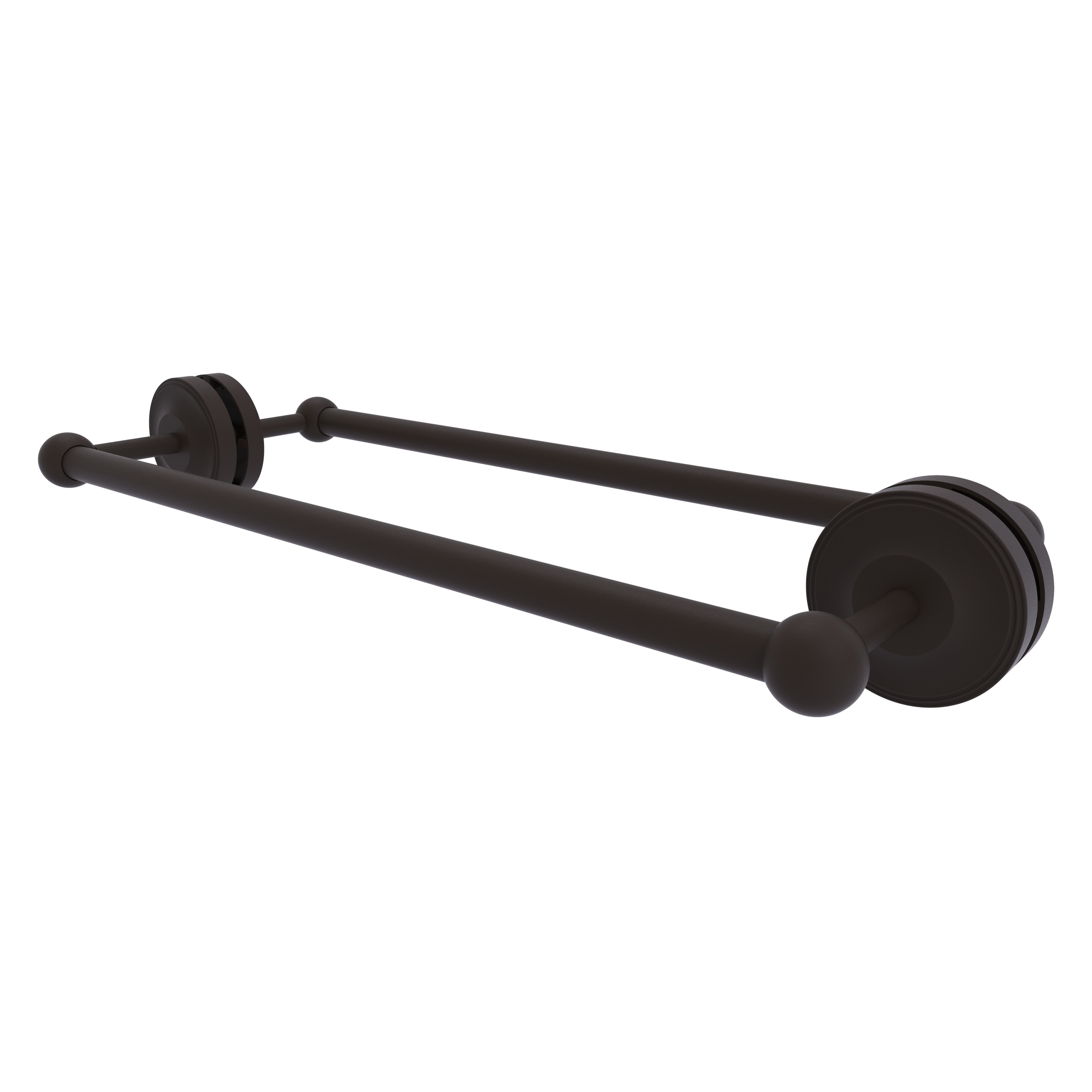 Allied Brass PR-41-BB-18-ORB Prestige Regal 18-in double Oil-rubbed bronze Wall mount Double Towel Bar