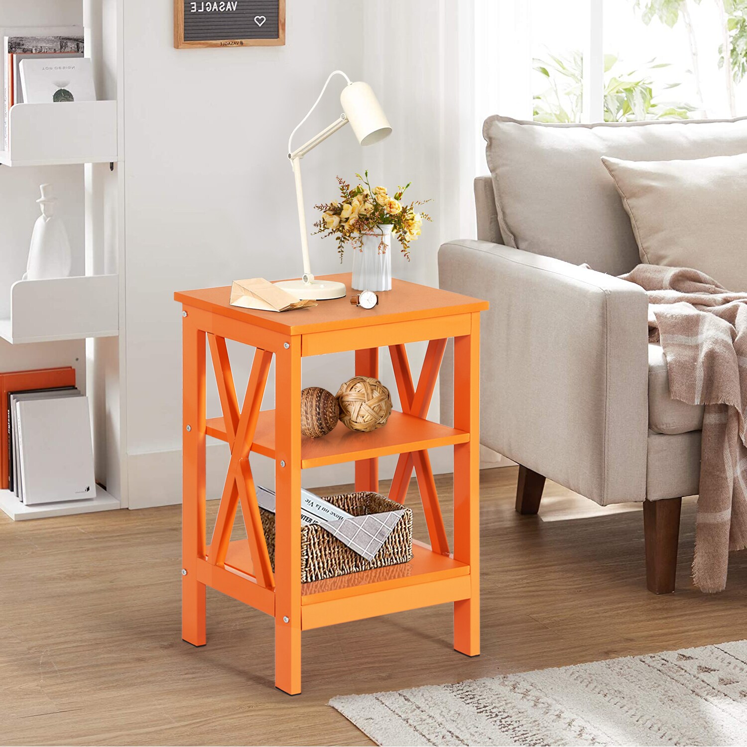 Vecelo LOE-DC-T06-OGE nightstands - View #6