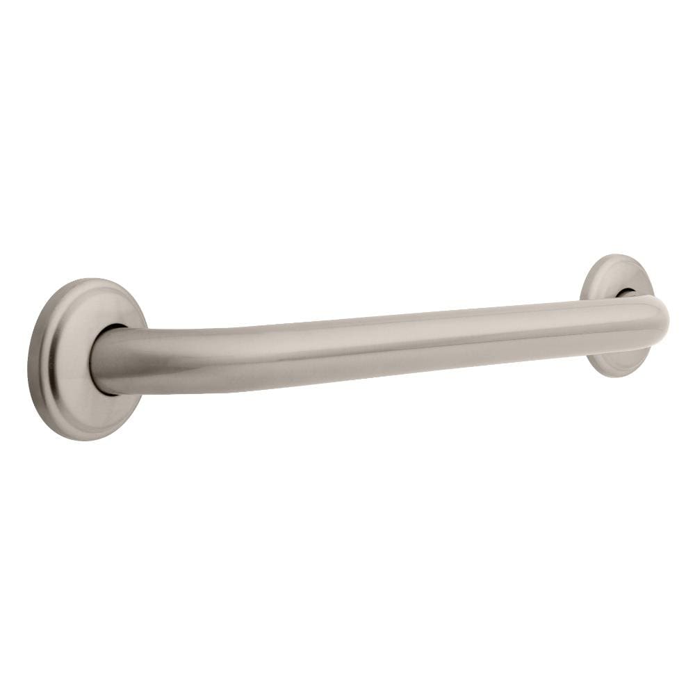 Franklin Brass 5918SN 5700 Series 18-in Satin Nickel Wall mount ADA Compliant Grab Bar ( 500-lb Weight Capacity )