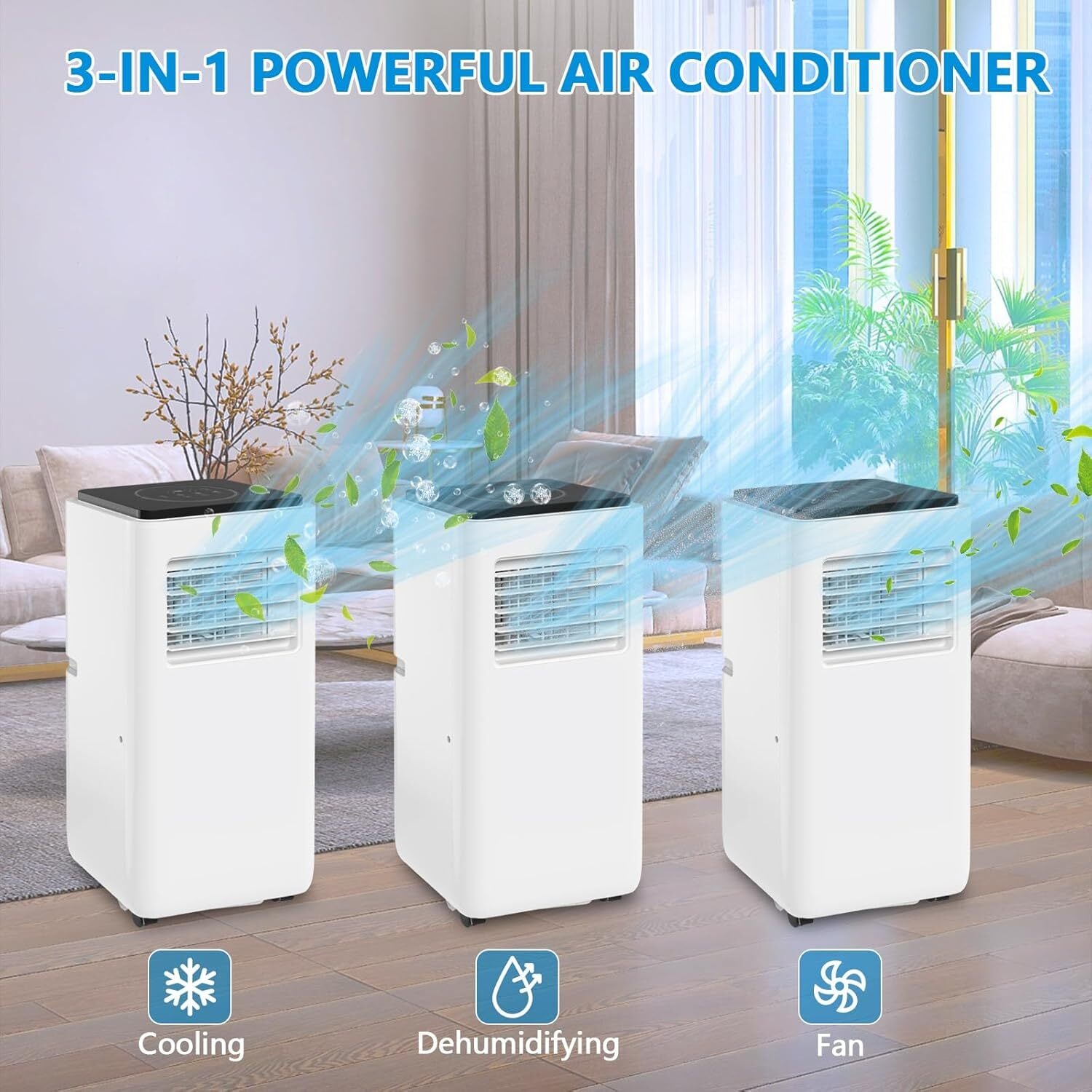 Der Rose LMXPHO-10GP-08223BBX Portable-Air-Conditioners - View #5