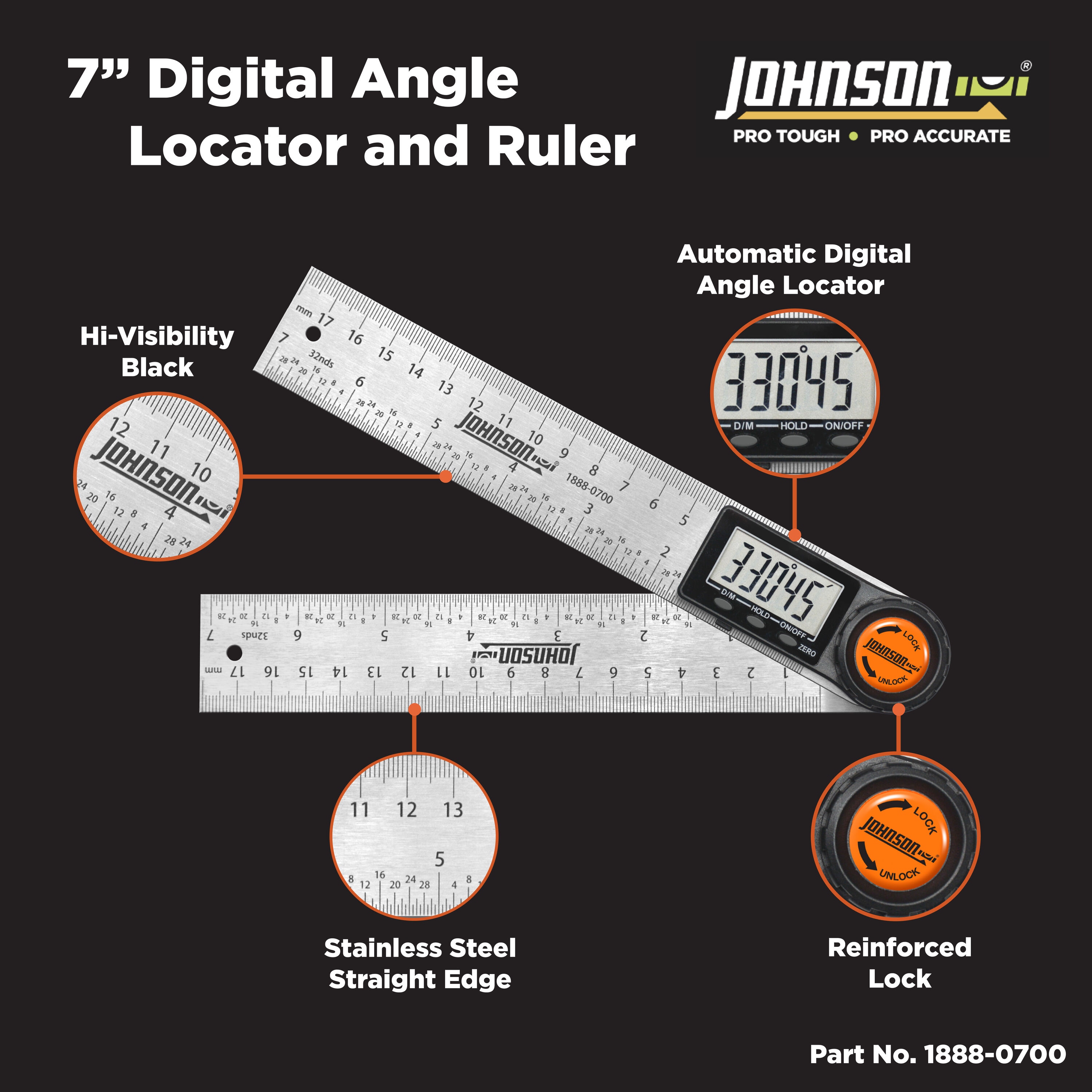 Johnson Level 1888-0700 Yardsticks-Rulers - View #3