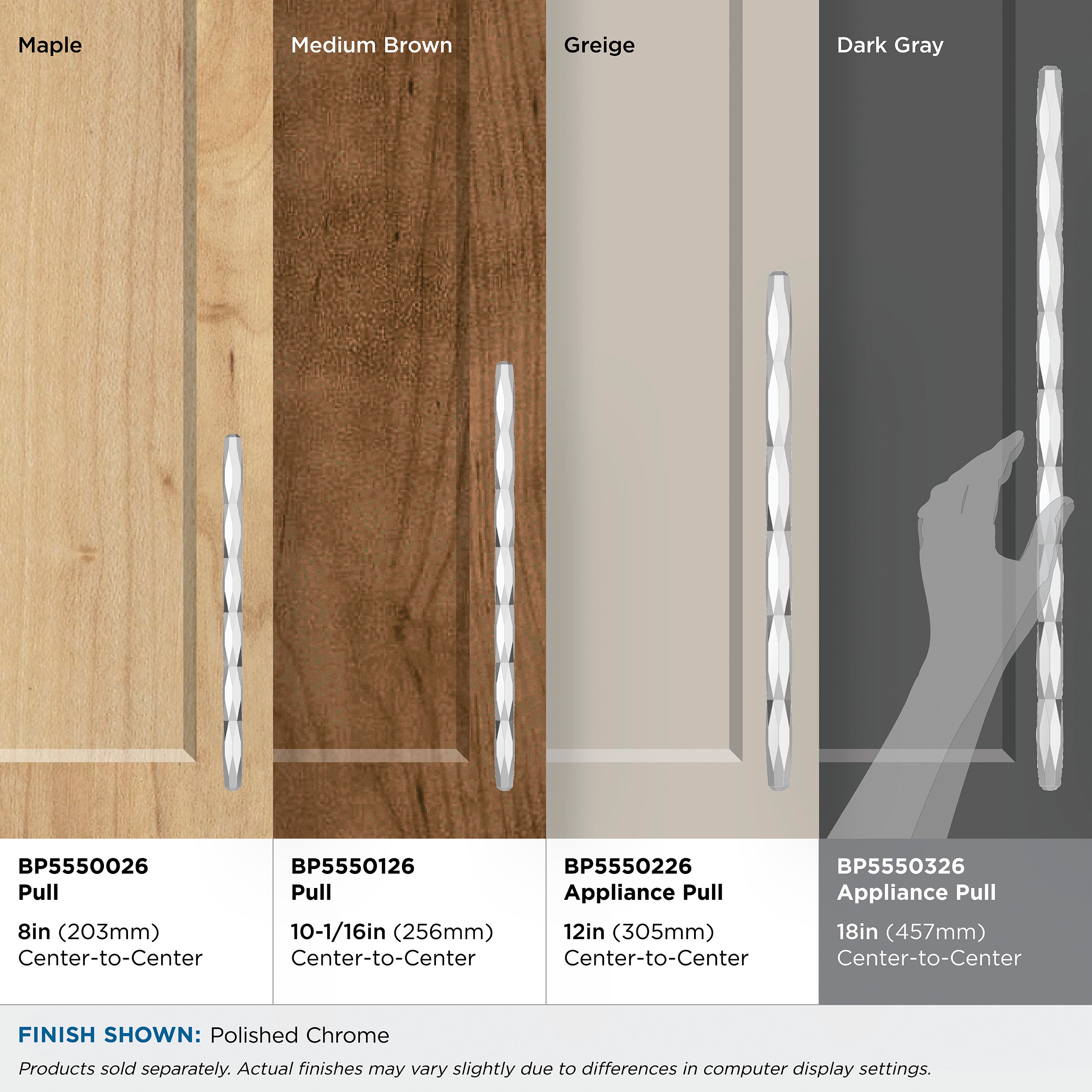 Amerock BP5550326 Cabinet-Pulls - View #6