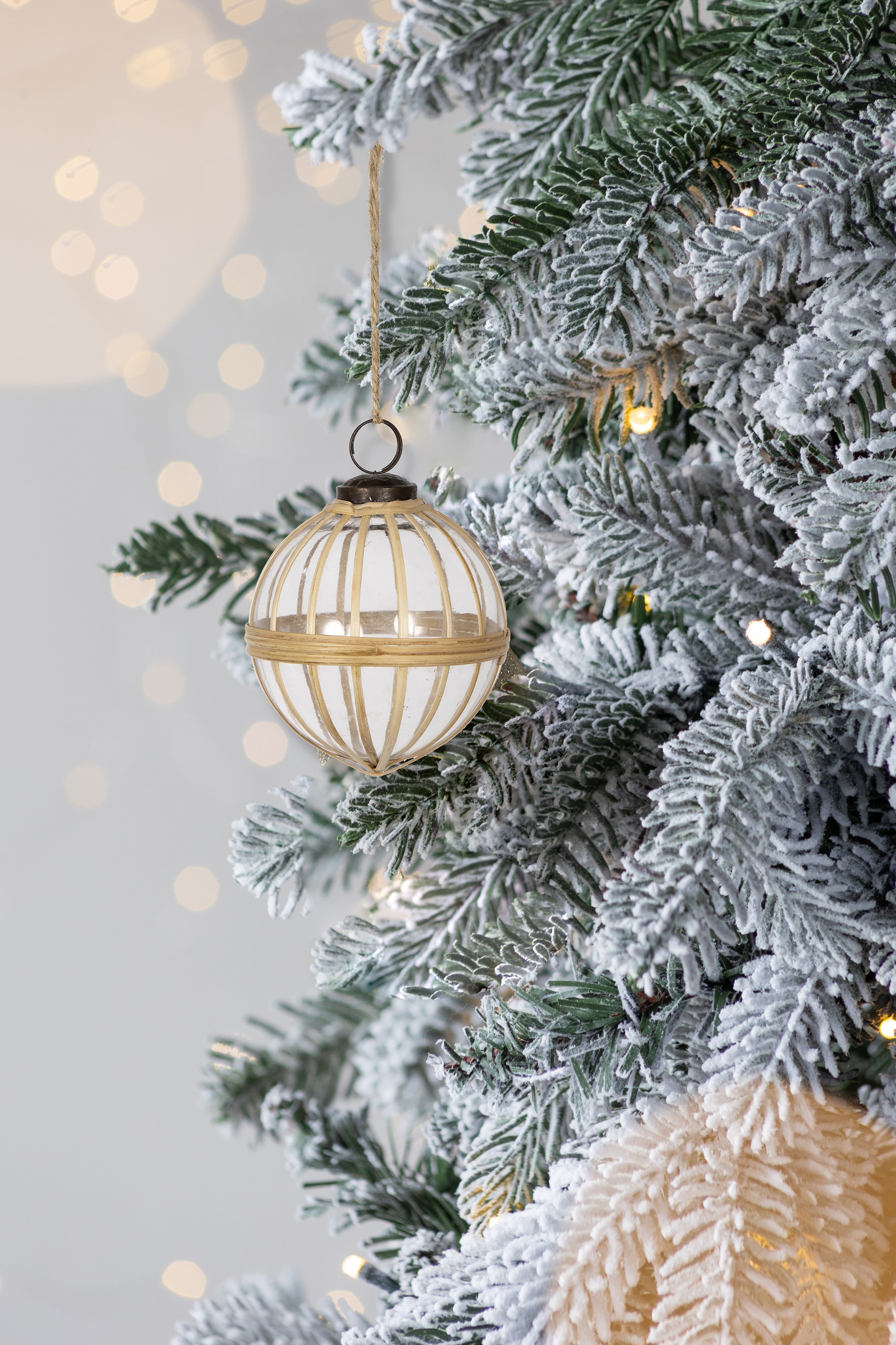 LOVMOR Hanging Ornament Decorative Hanging Ball Christmas Tree Ornaments Holiday Decor Set of 3