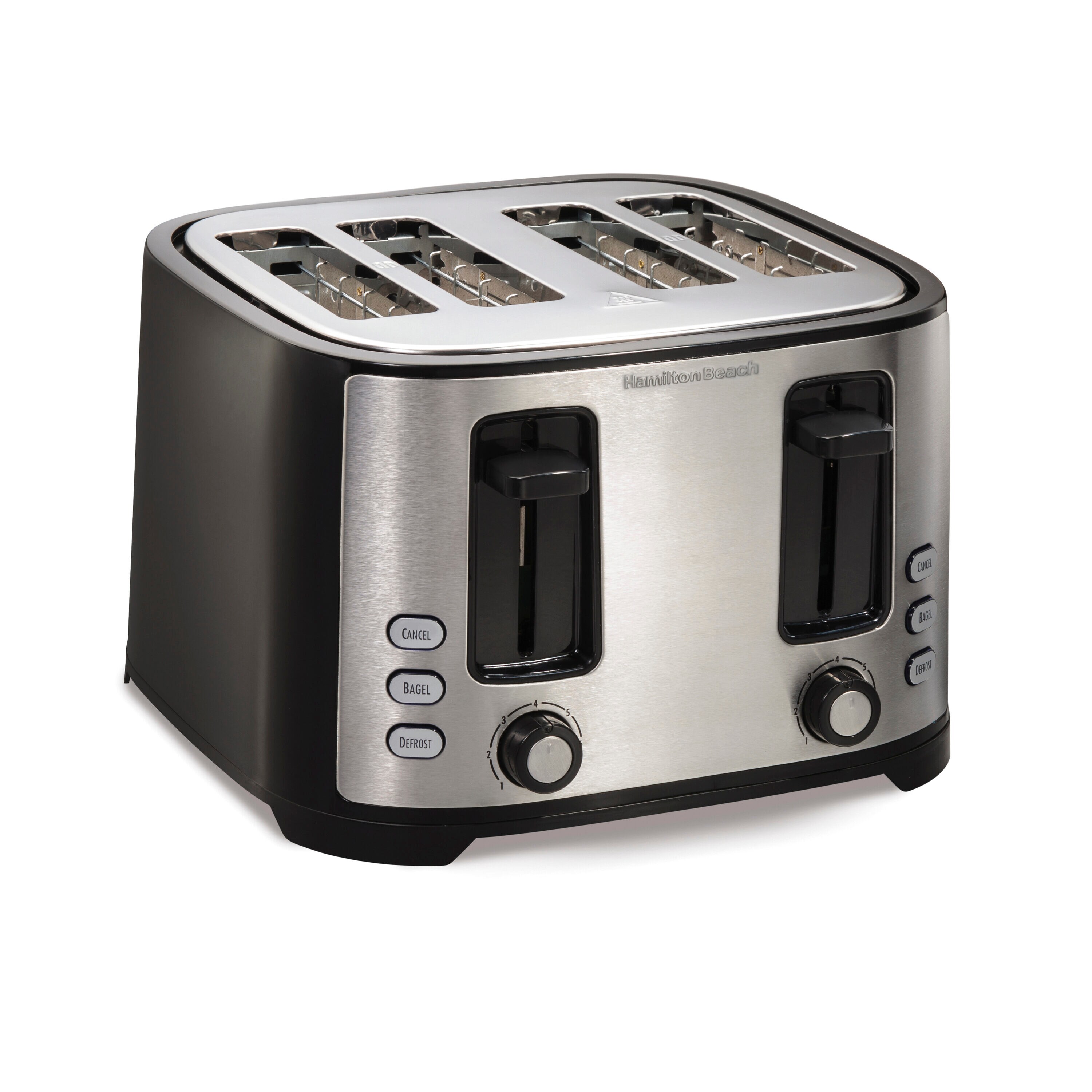 Hamilton Beach 4-Slice Stainless Steel Wide Slot Toaster, Silver