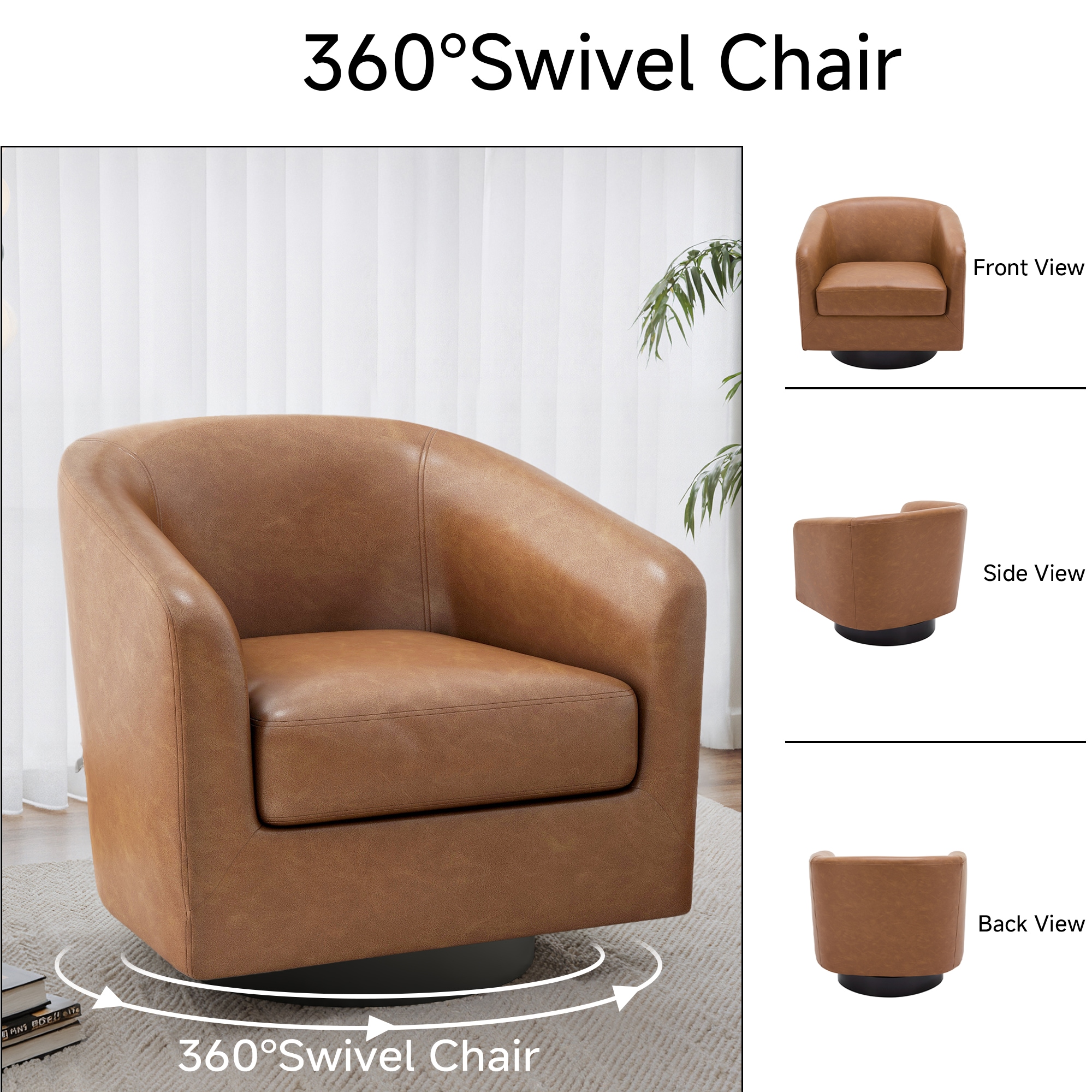 Dreamsidea LS-M-CH30-P BROWN chairs - View #5