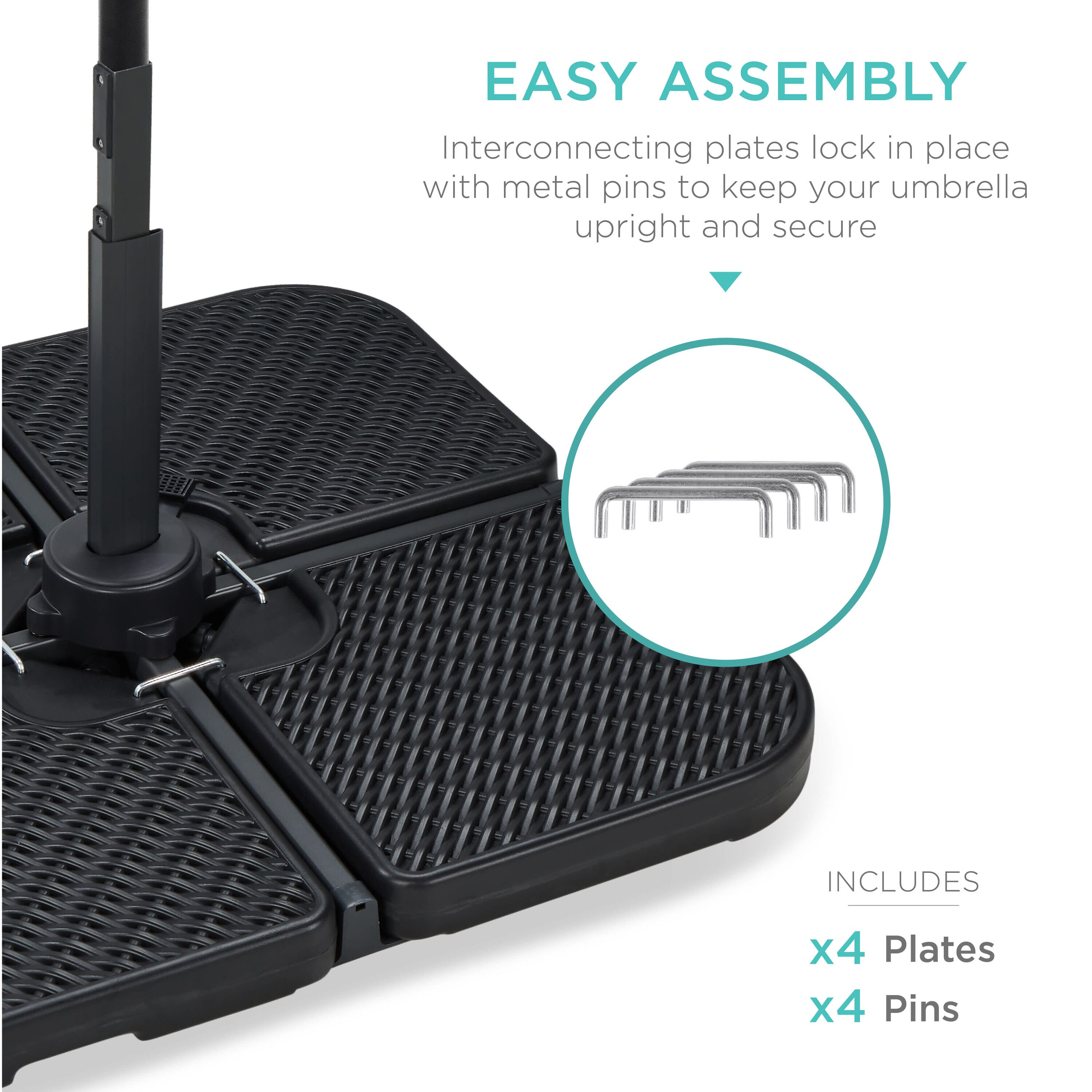 Best Choice Products SKY6440 Umbrella-Bases - View #4