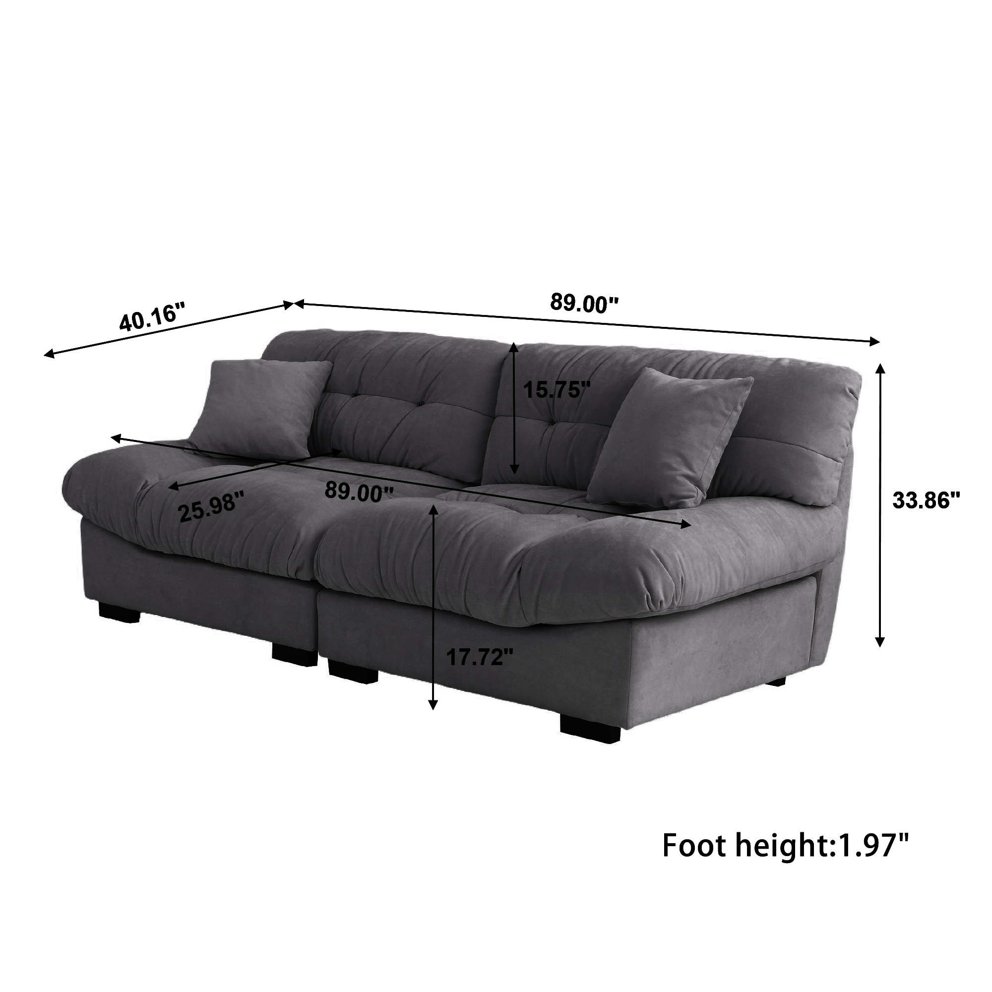BuotiqHom DH-122G-LV Sofas-Loveseats - View #4