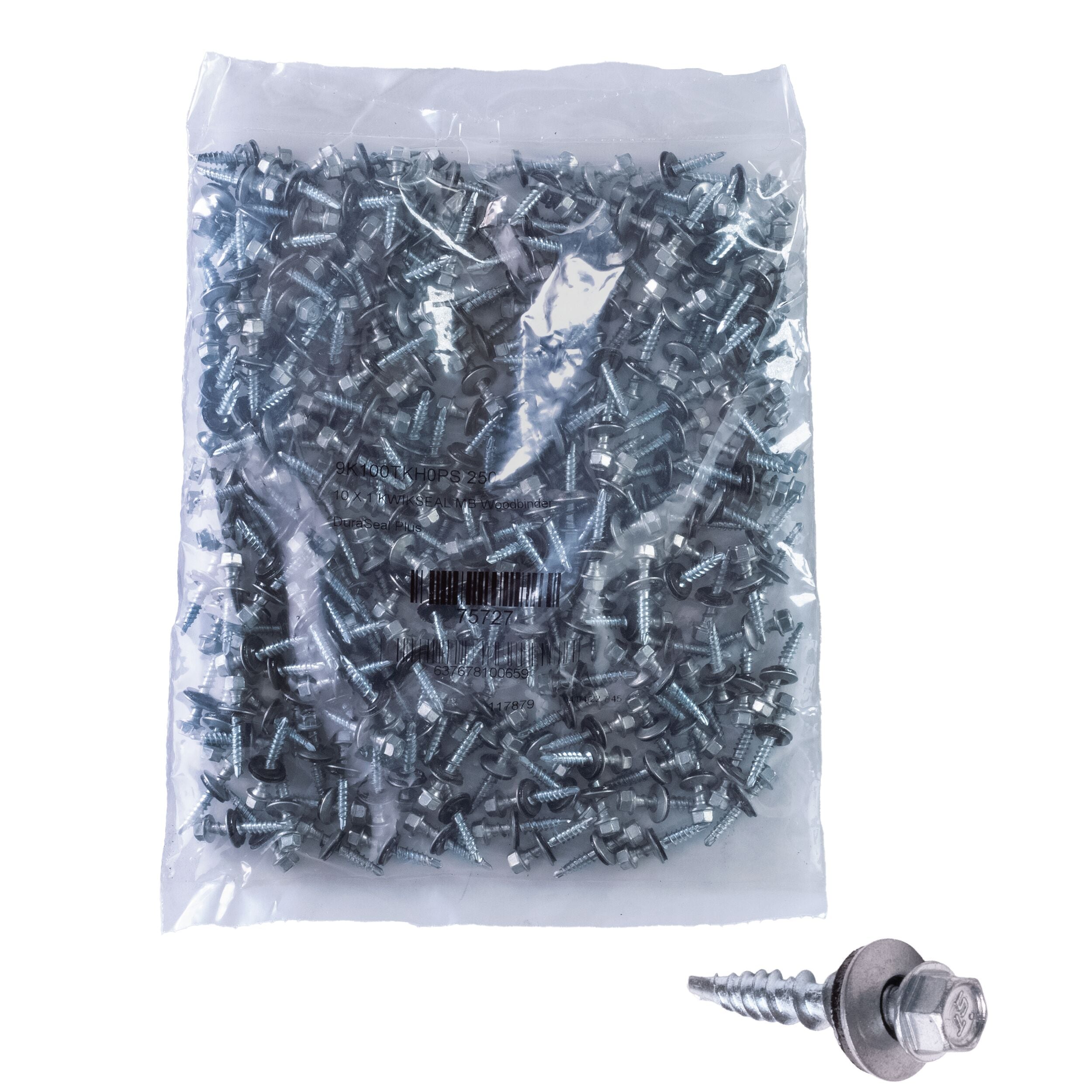 Power Pro #10 x 1-in Silver Powder Coating Self-drilling Roofing Screws (3000-Count) 117879 Sansujyuku sansujyuku.com