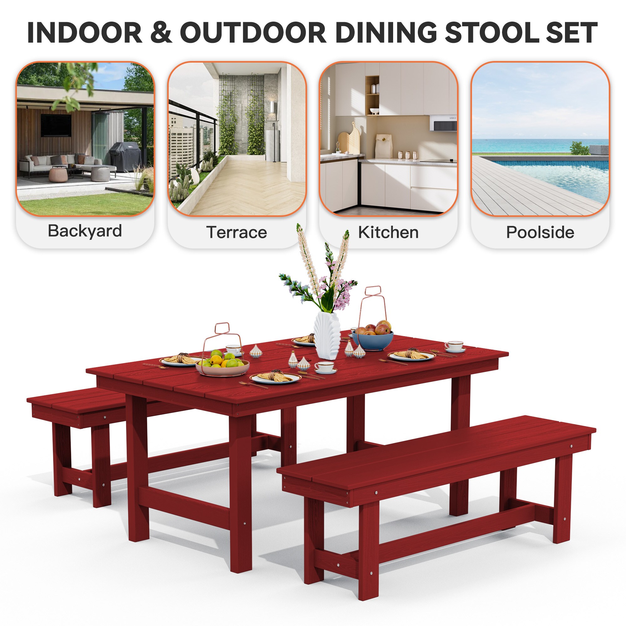 JEAREY PECZD3JT-RD Patio-Dining-Sets - View #5