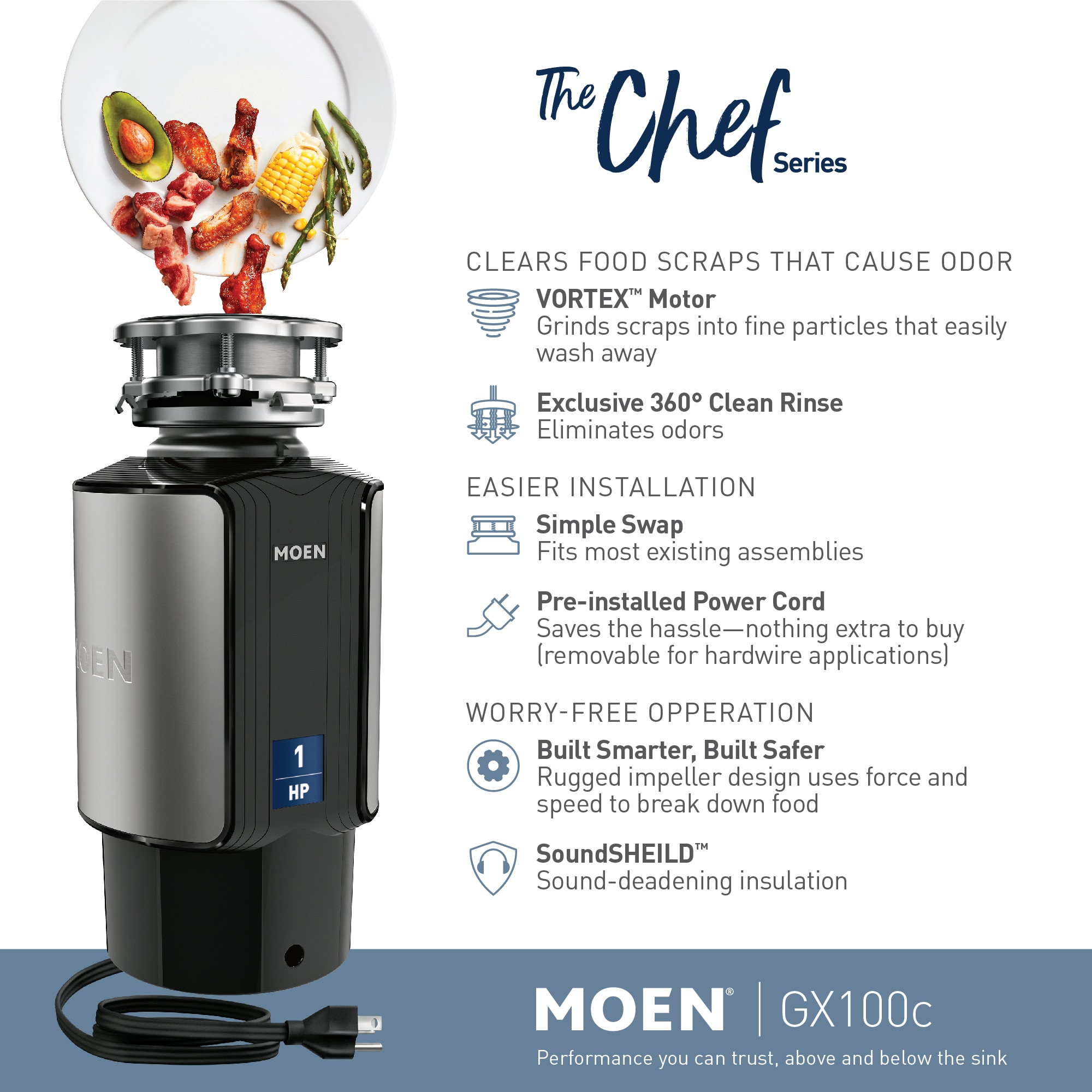 Moen GX100C t050700 - View #2