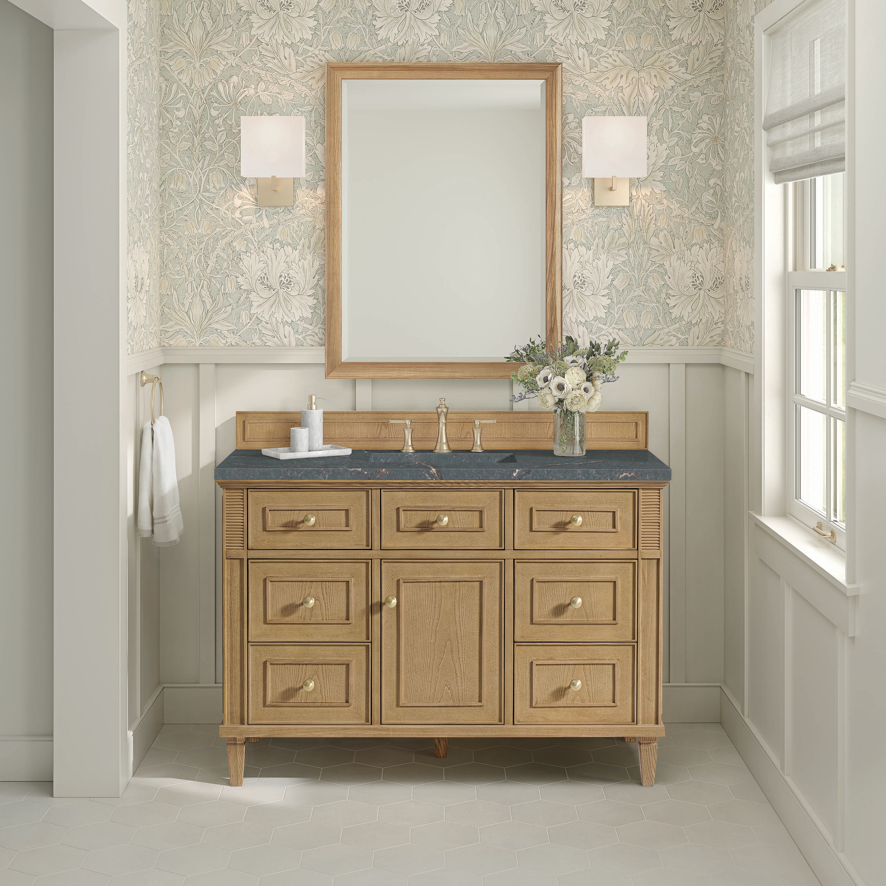 James Martin Vanities 424-V48-LNO-3PBL Bath-Vanity-Combo - View #2