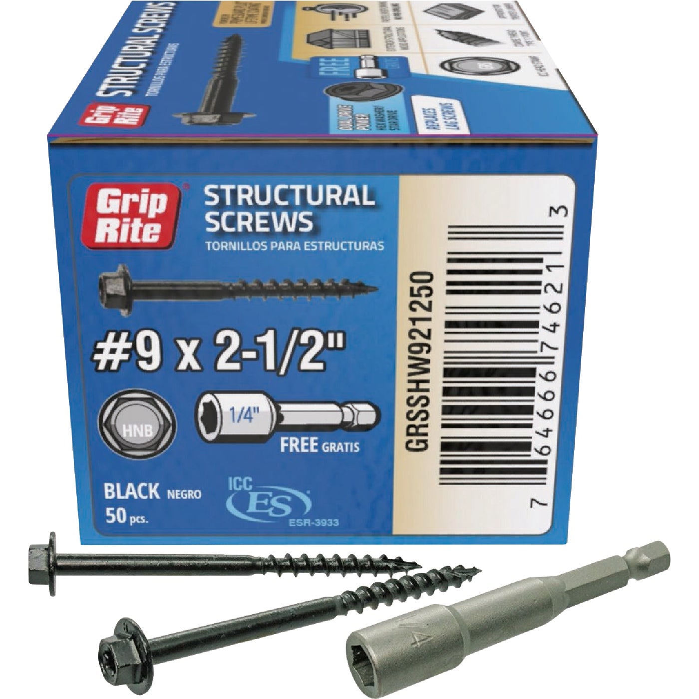 Grip-Rite GRSSHW51631850-0581 Wood-Screws - View #2