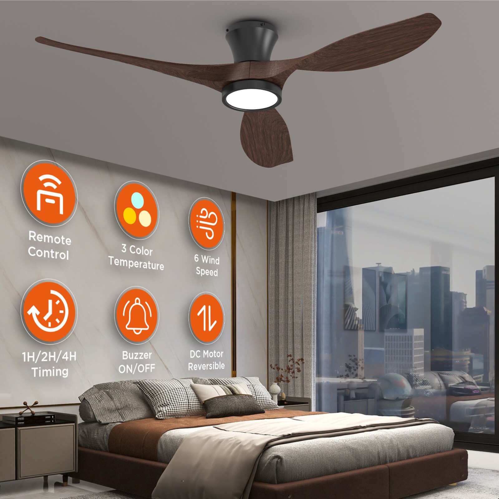 TALOYA TLY-RT-BW-X52 Ceiling-Fans - View #3