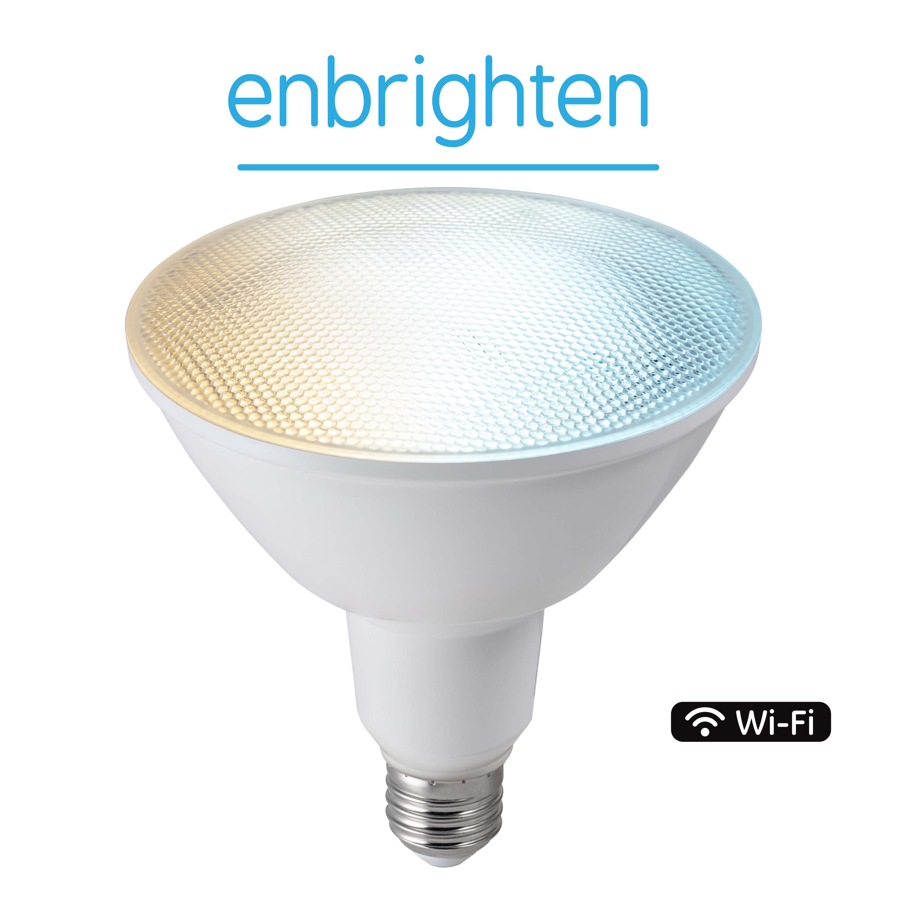 Enbrighten 90-Watt EQ PAR38 Tunable White E26 Dimmable Smart LED Light Bulb in the General Purpose LED Light Bulbs department at