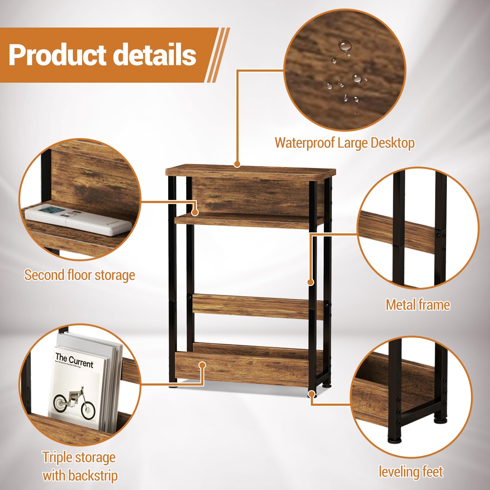 GarveeLife LSLX-PHK-36SX nightstands - View #6