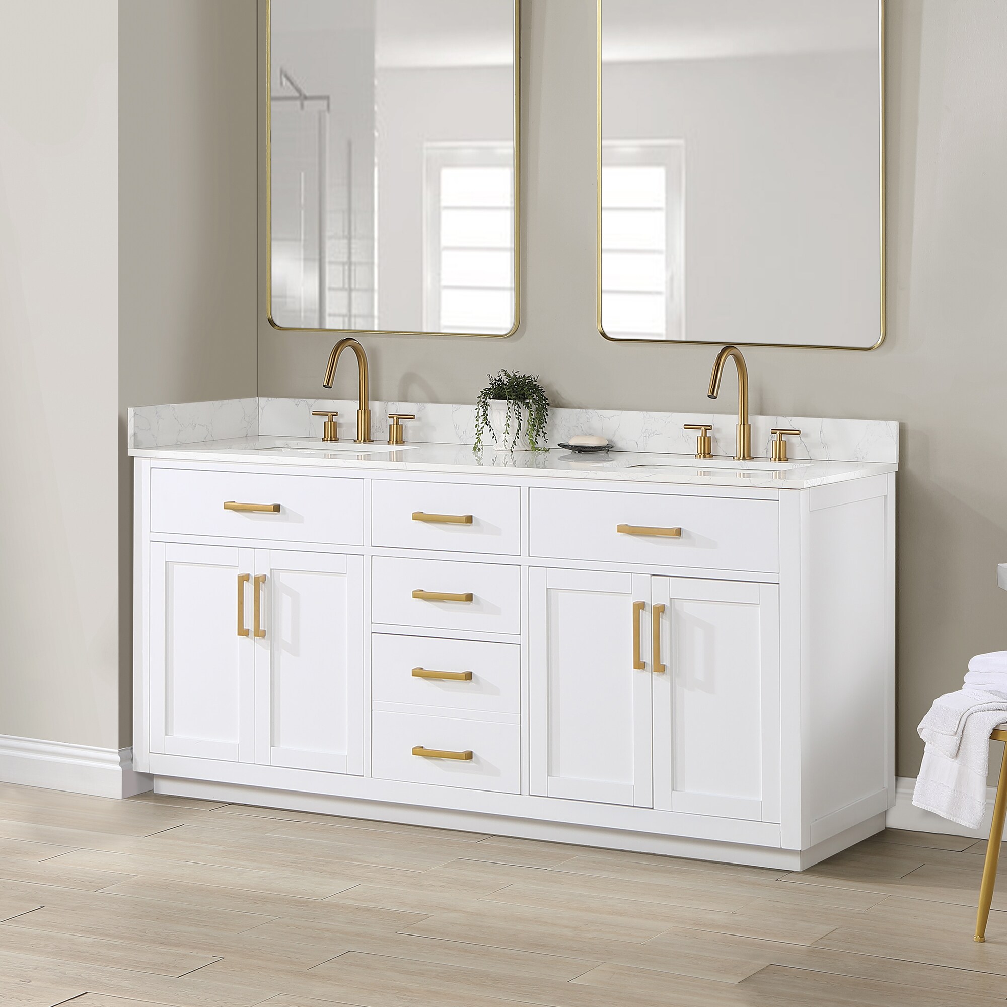 Altair 557072-WH-GW-NM Bath-Vanity-Combo - View #2