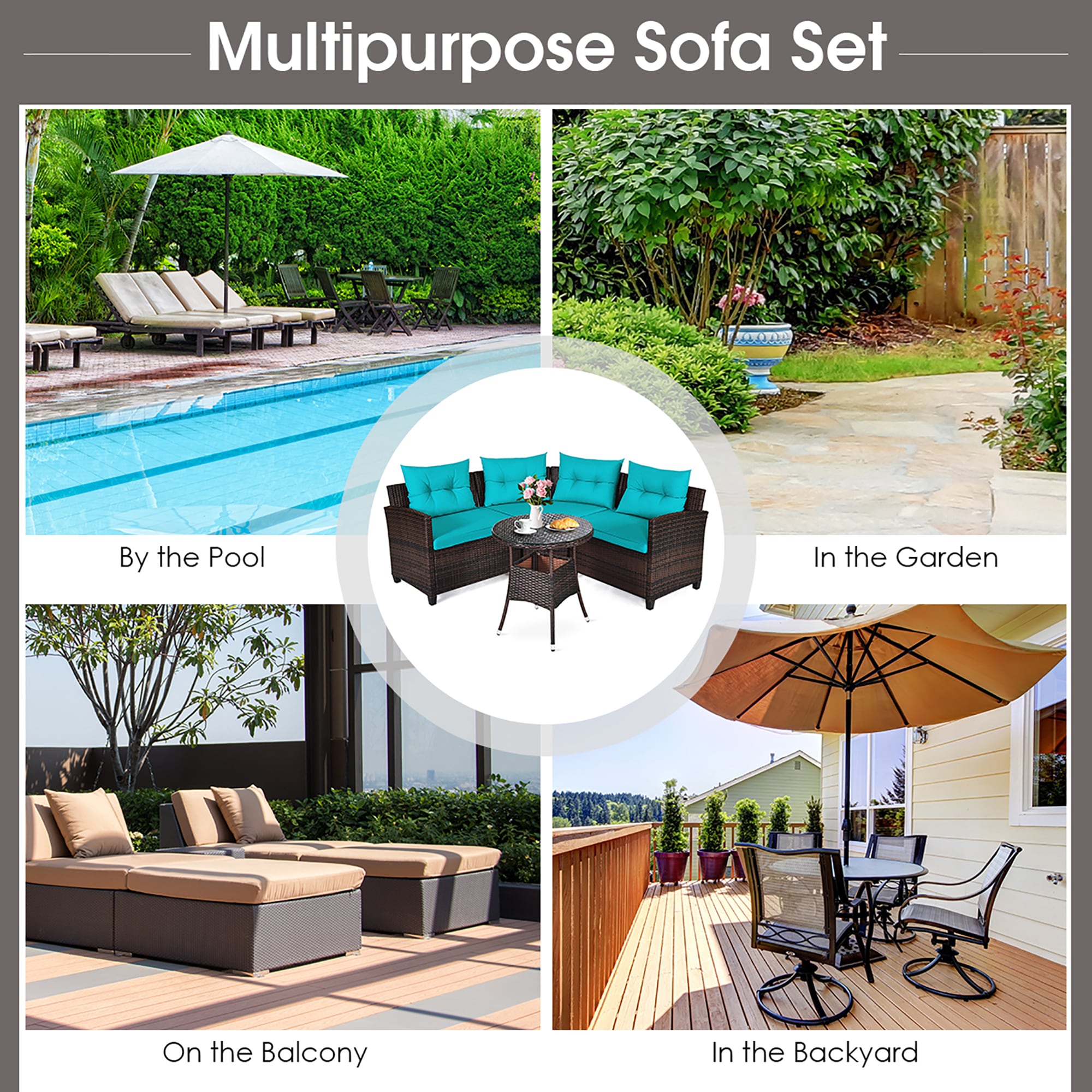 Costway HW66920TU+ Patio-Conversation-Sets - View #6
