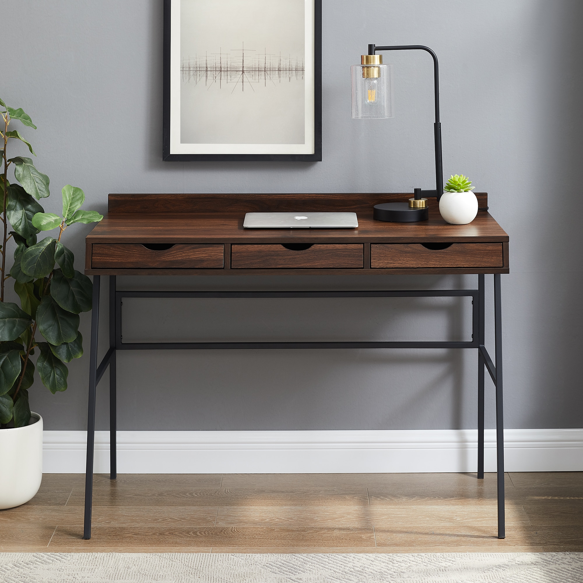 Walker Edison LW42MAR3DDW desks - View #2