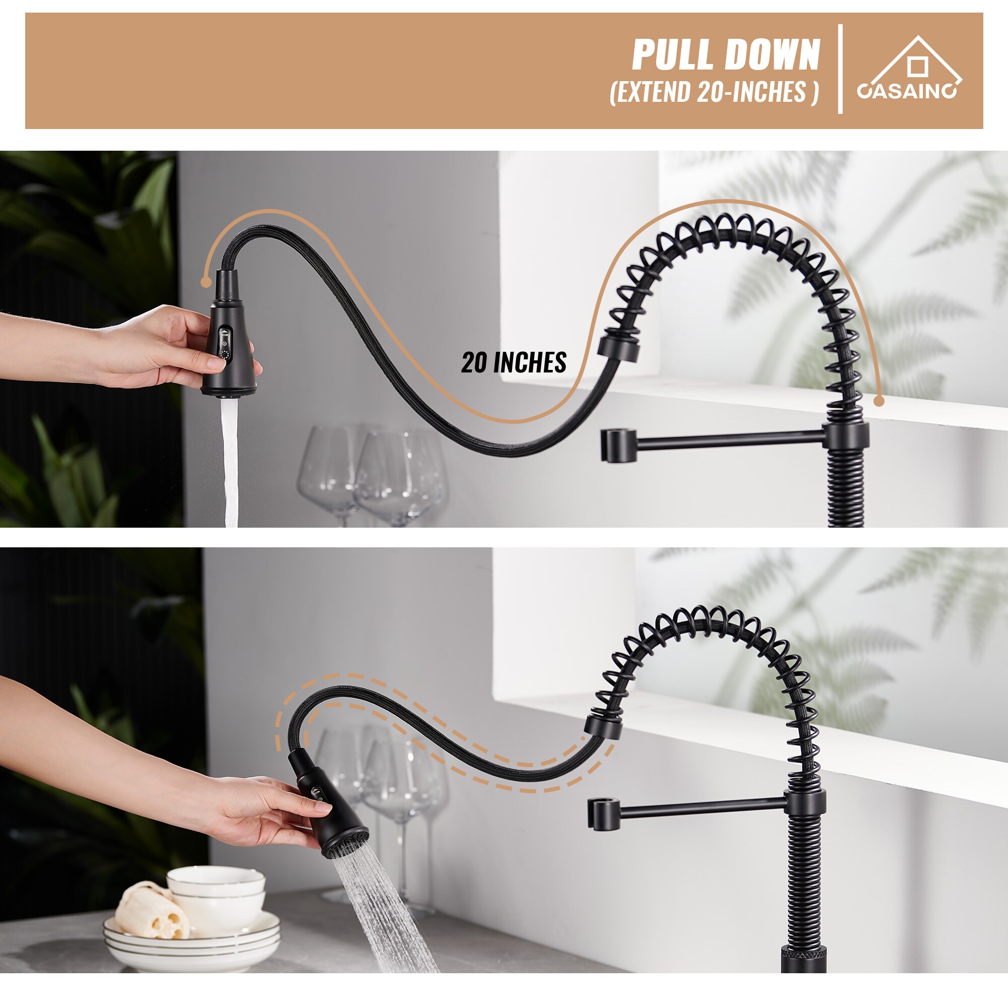 CASAINC CASADG9013LS Kitchen-Faucets - View #7