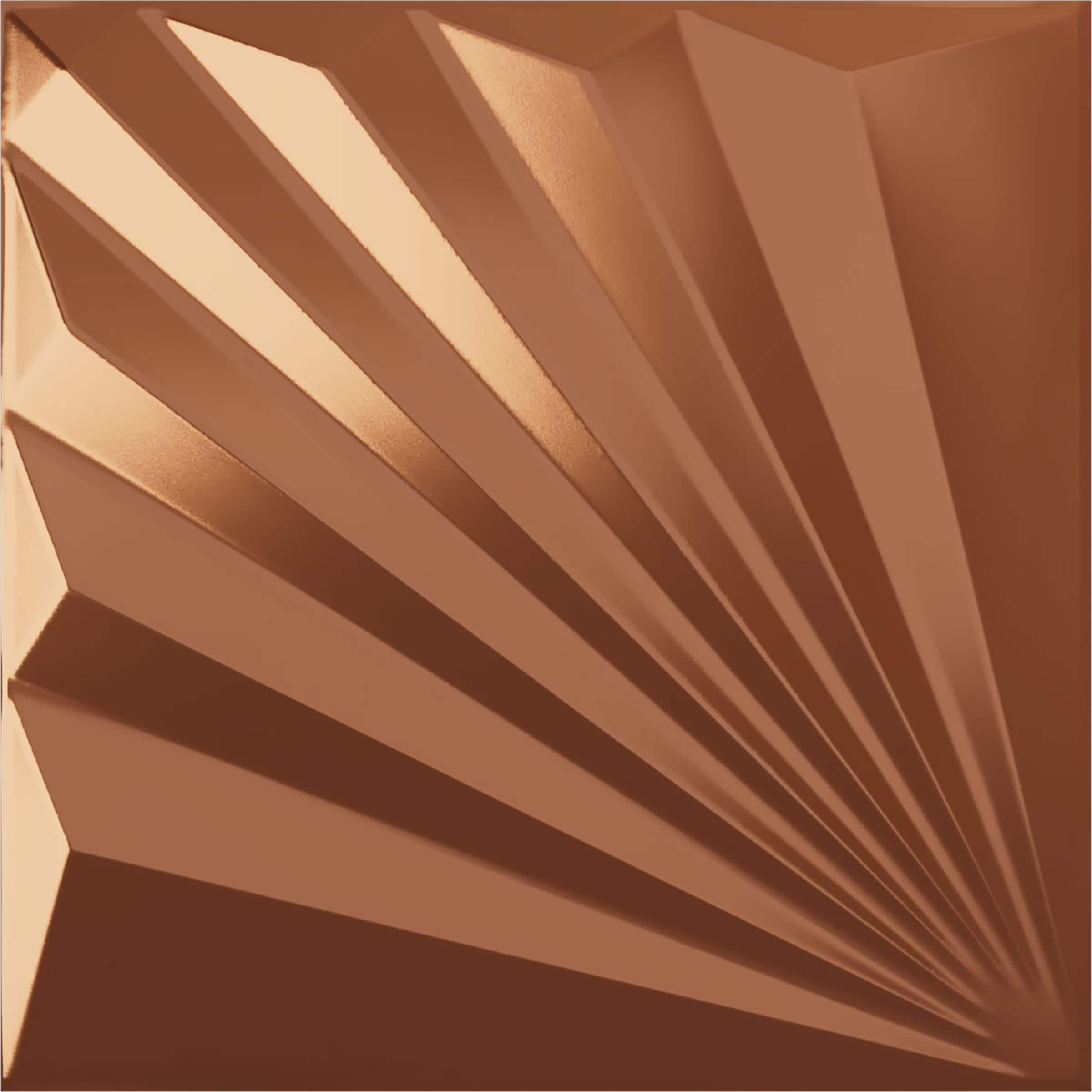 Ekena Millwork WP20X20AABCO-CASE-12 19-5/8-in x 19-5/8-in Embossed Paintable/Stainable Copper PVC Wall Panel ( 12 -Pack, Covers