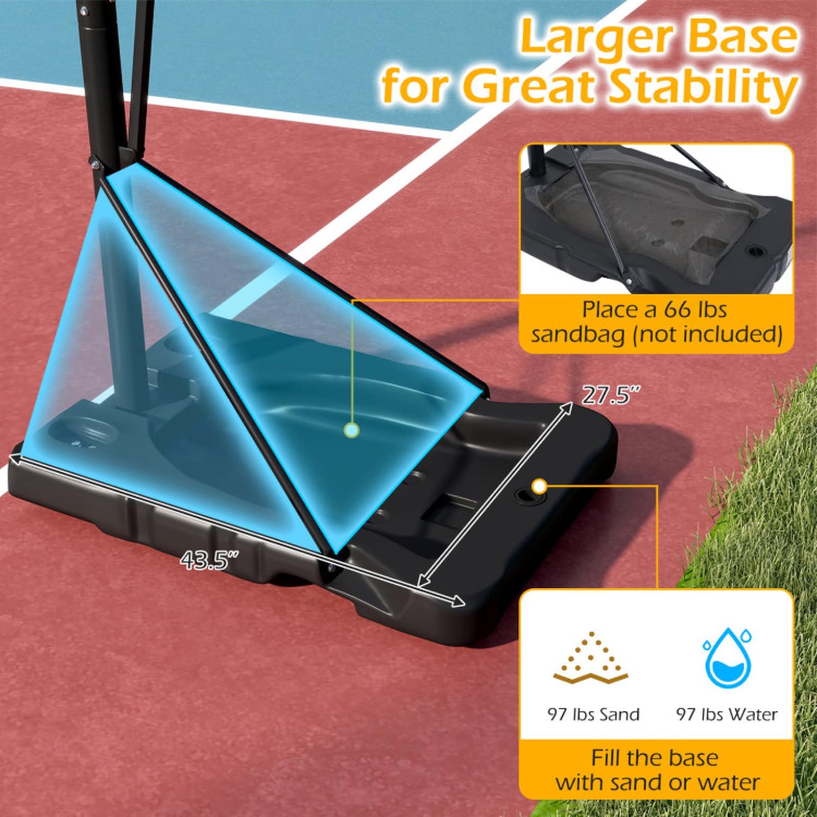 SUGIFT LW102SUGHY2303 Basketball-System - View #7