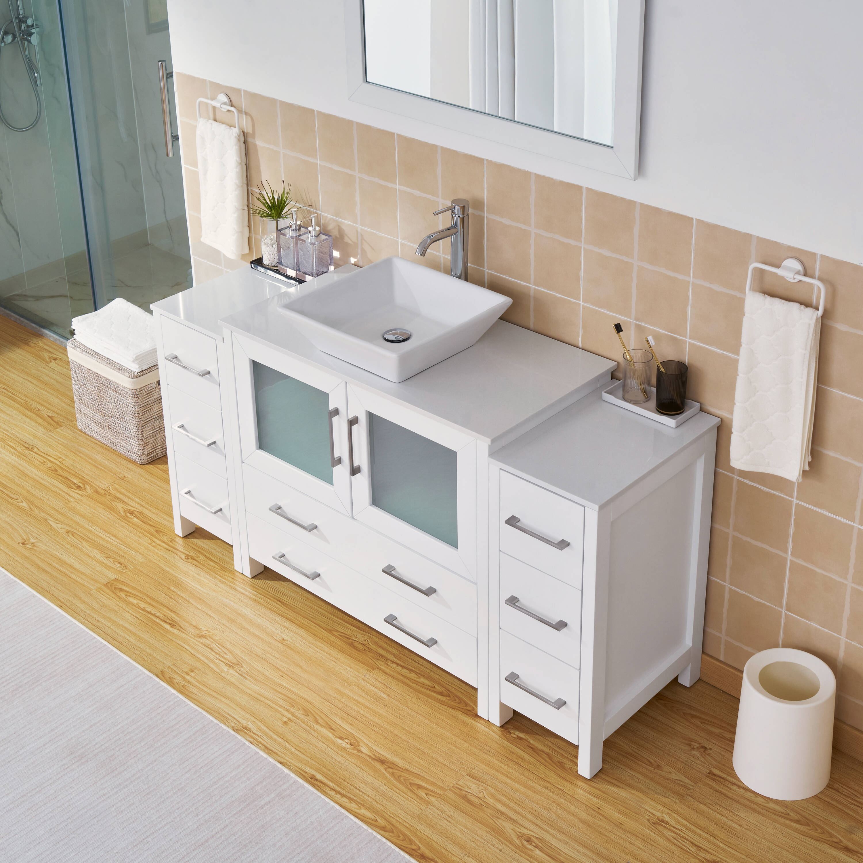 Vanity Art VA3136-60W Bath-Vanity-Combo - View #9