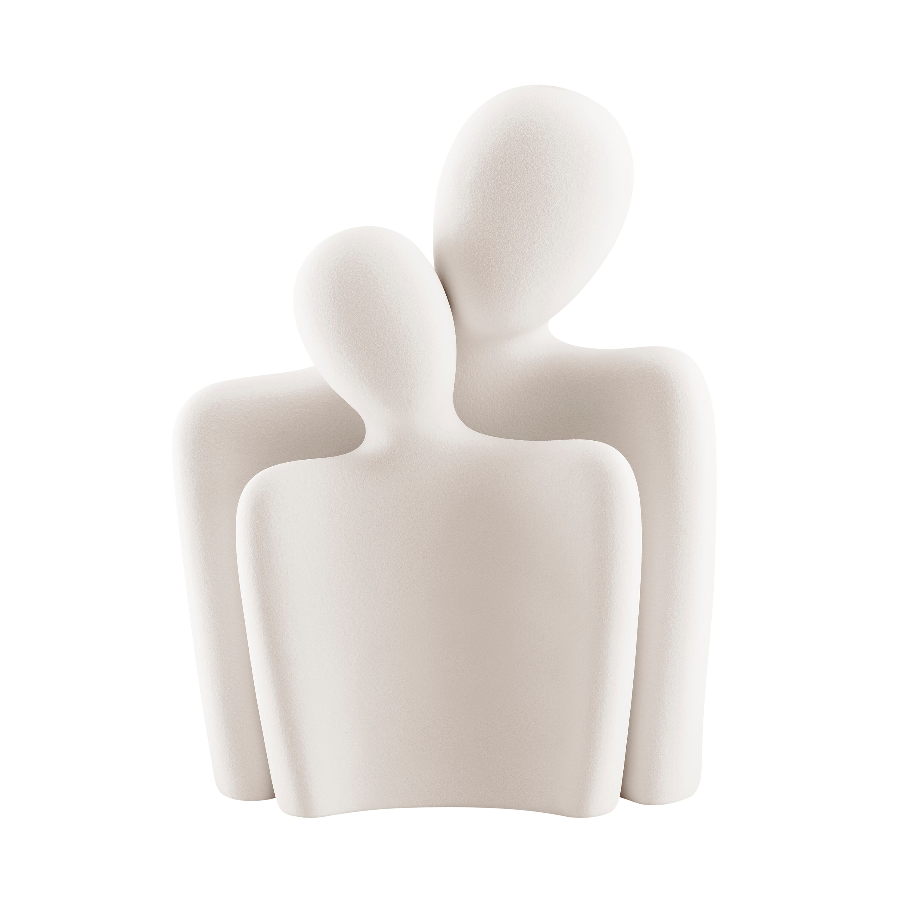 Danya B. 2-Pack Cream Ceramic Hans Nesting Couple Sculpture Set