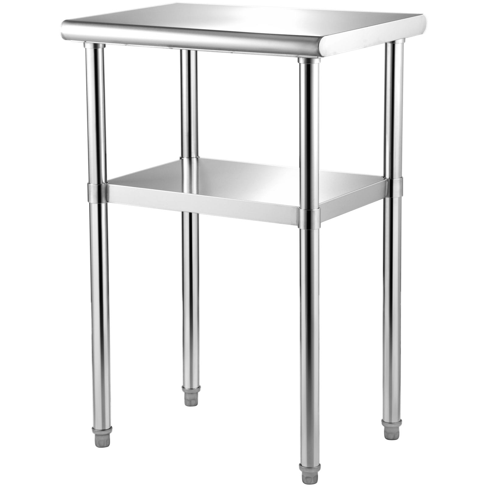 JUSHUA - Stainless Steel Prep Table 24 x 18 x 36 Inch 600lbs Load Capacity Heavy Duty Metal Workt...
