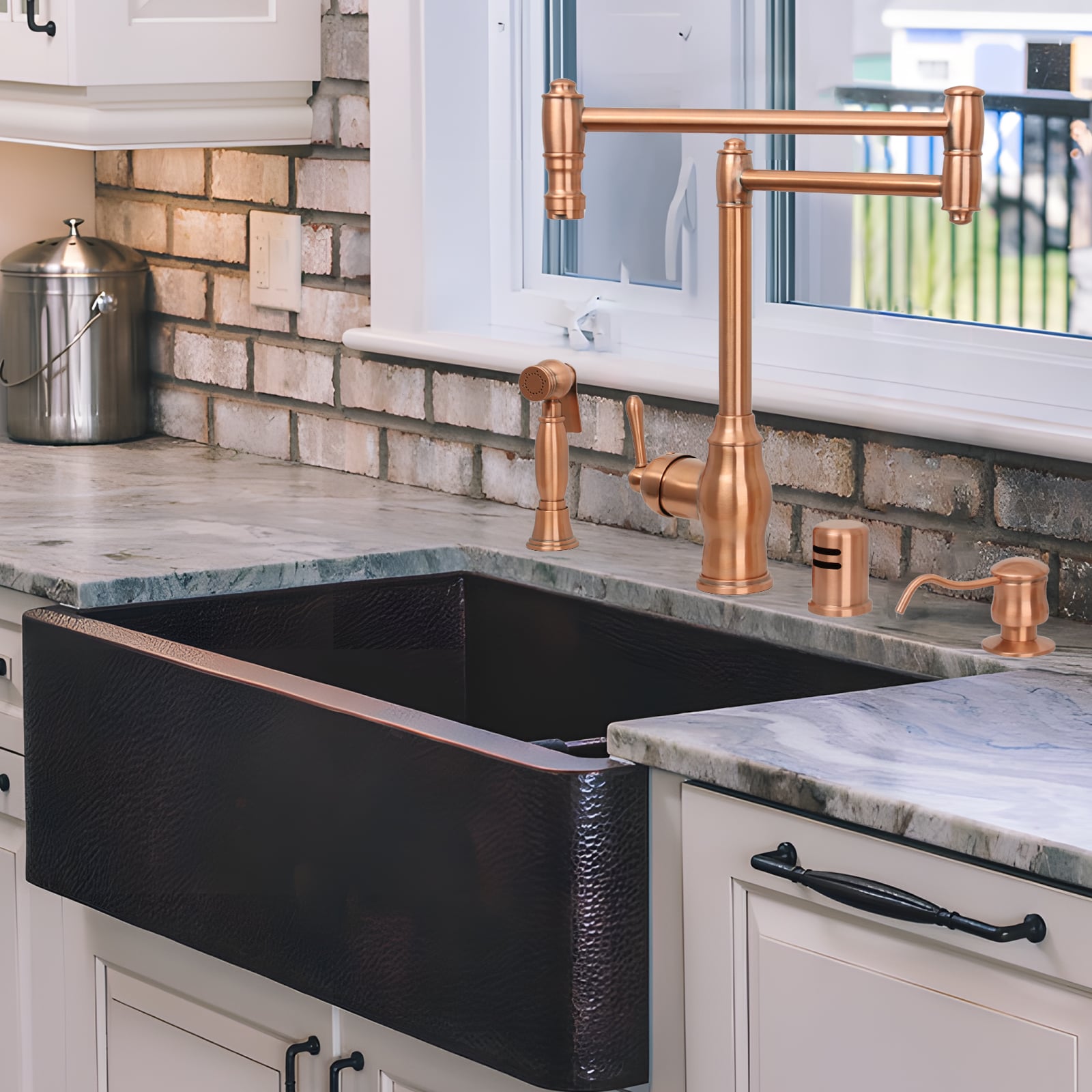 Akicon AK918P1C Kitchen-Faucets - View #3