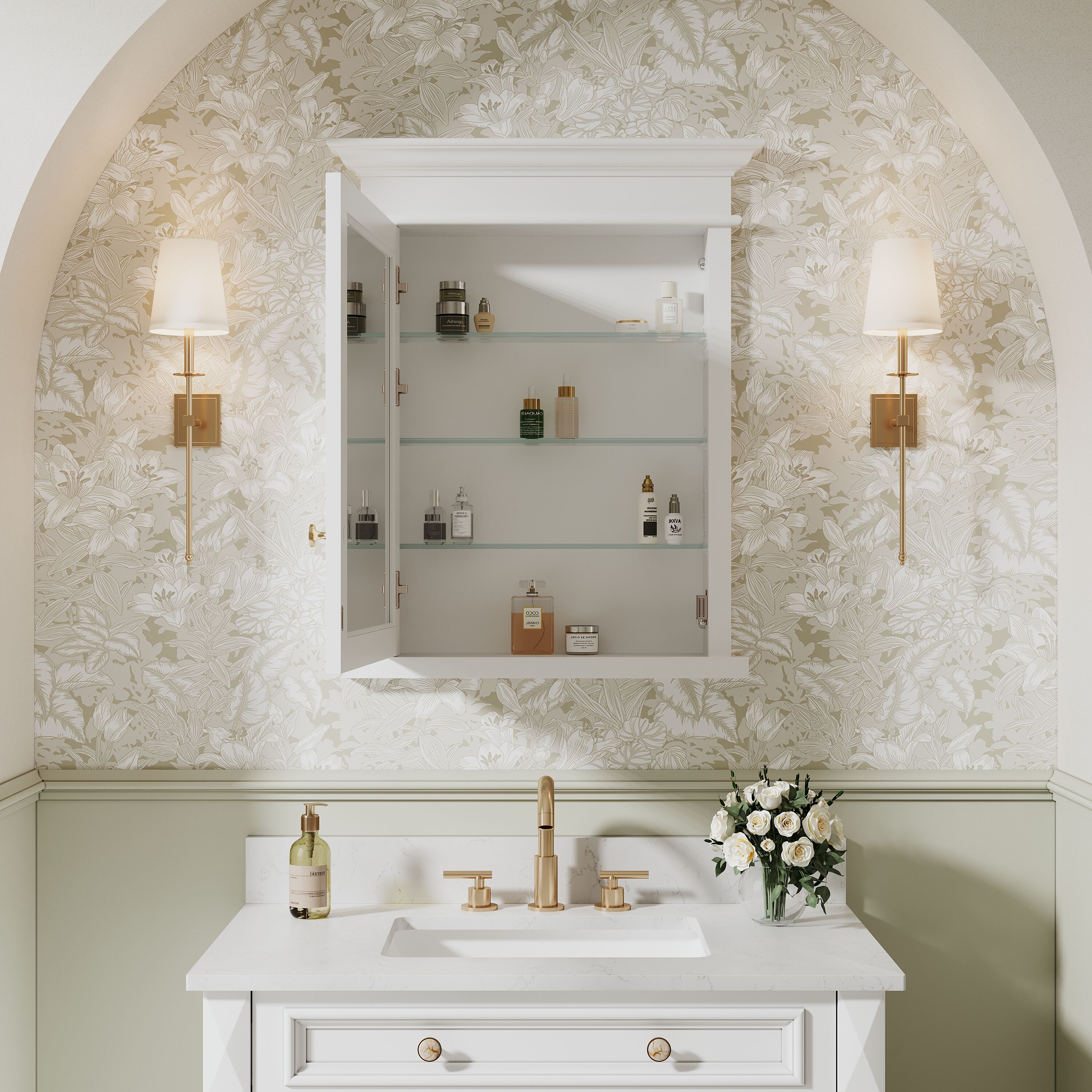 CALVON CLDMC3634WT Bathroom-Medicine-Cabinets - View #12