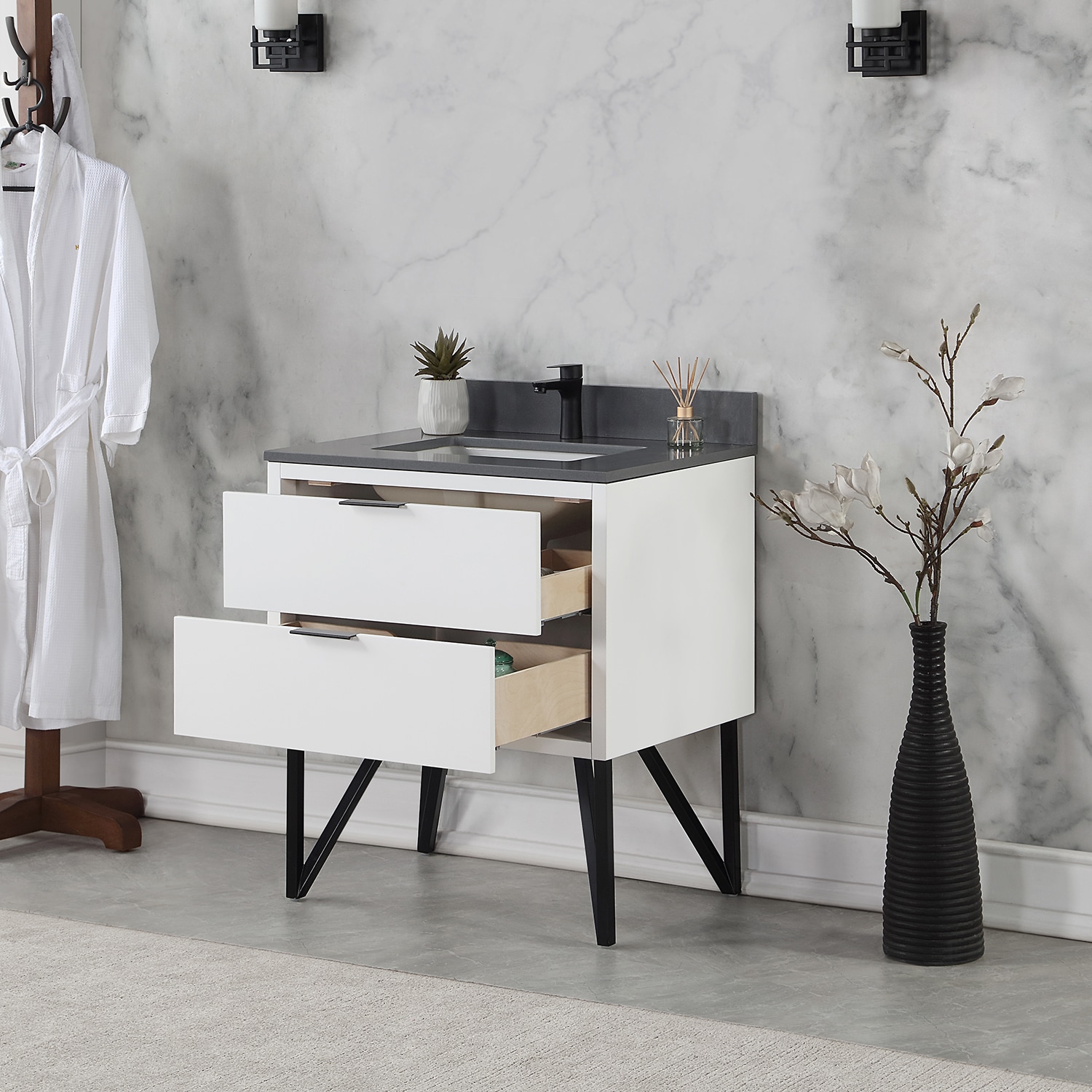 Altair 548030-WH-CG-NM Bath-Vanity-Combo - View #7
