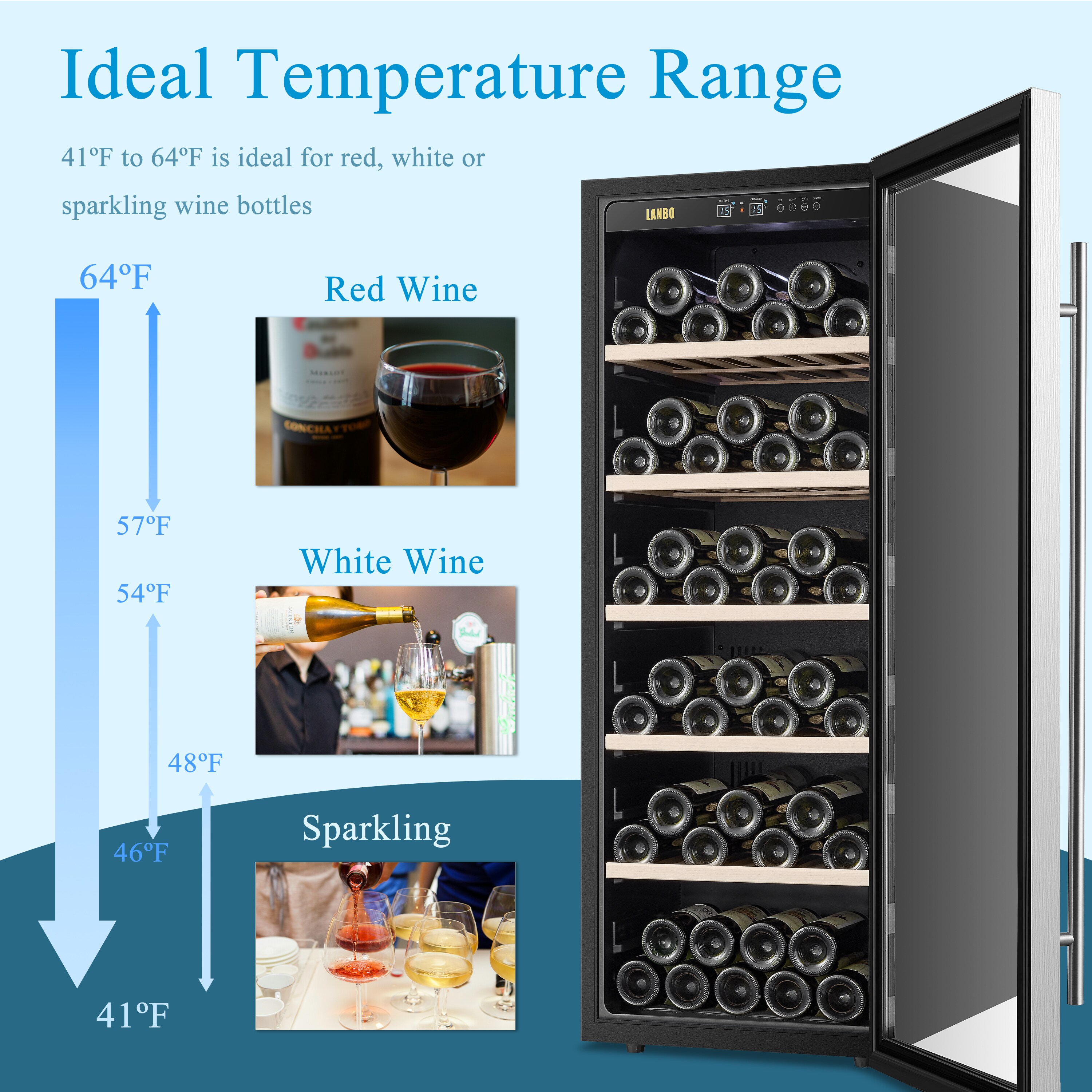 LANBO LW80S Wine-Chillers - View #4
