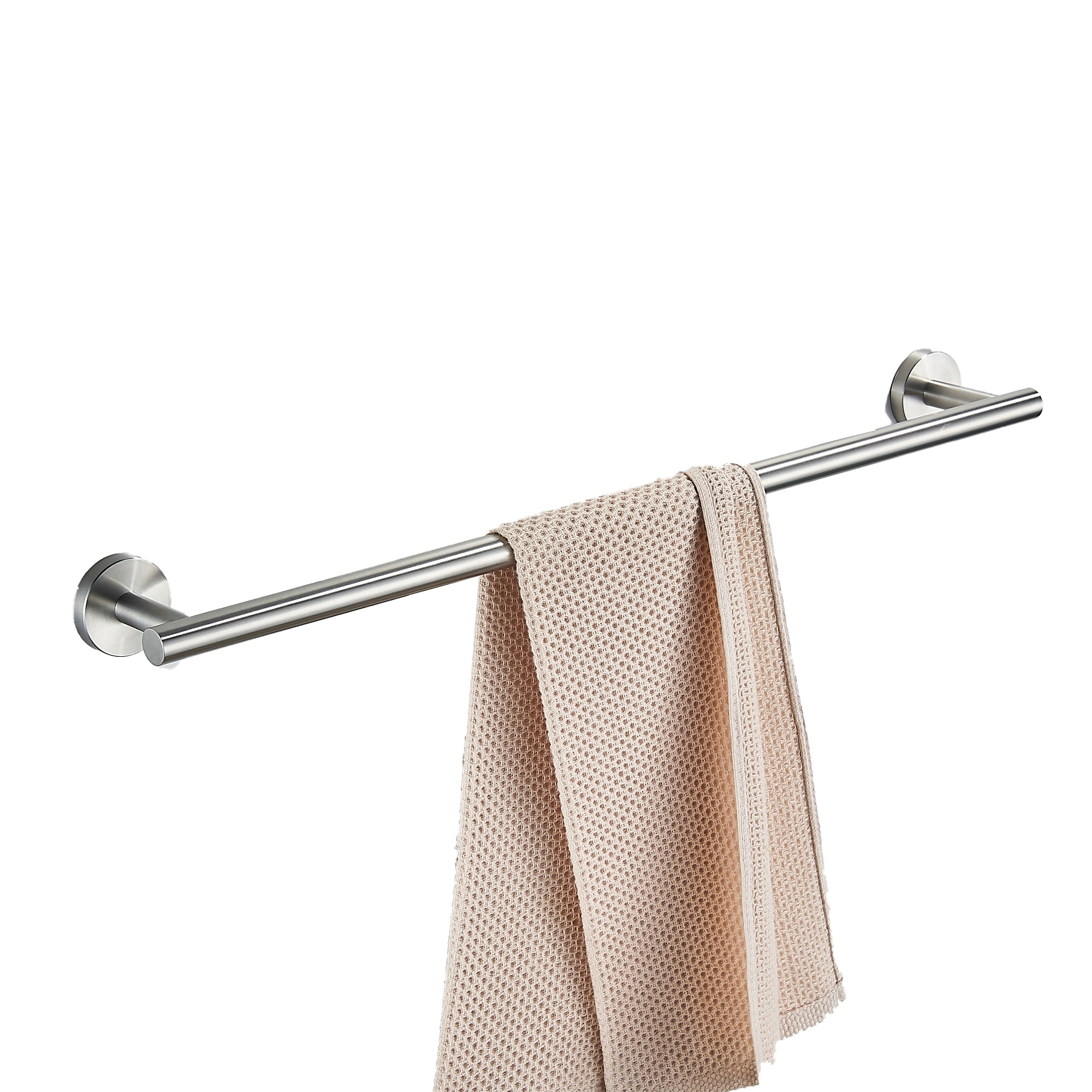 FORIOUS 24-in Brushed Nickel Wall Mount Single Towel Bar | LL0218BN