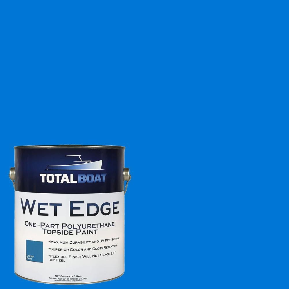 TotalBoat Wet Edge Marine Topside Paint Largo Blue Gallon