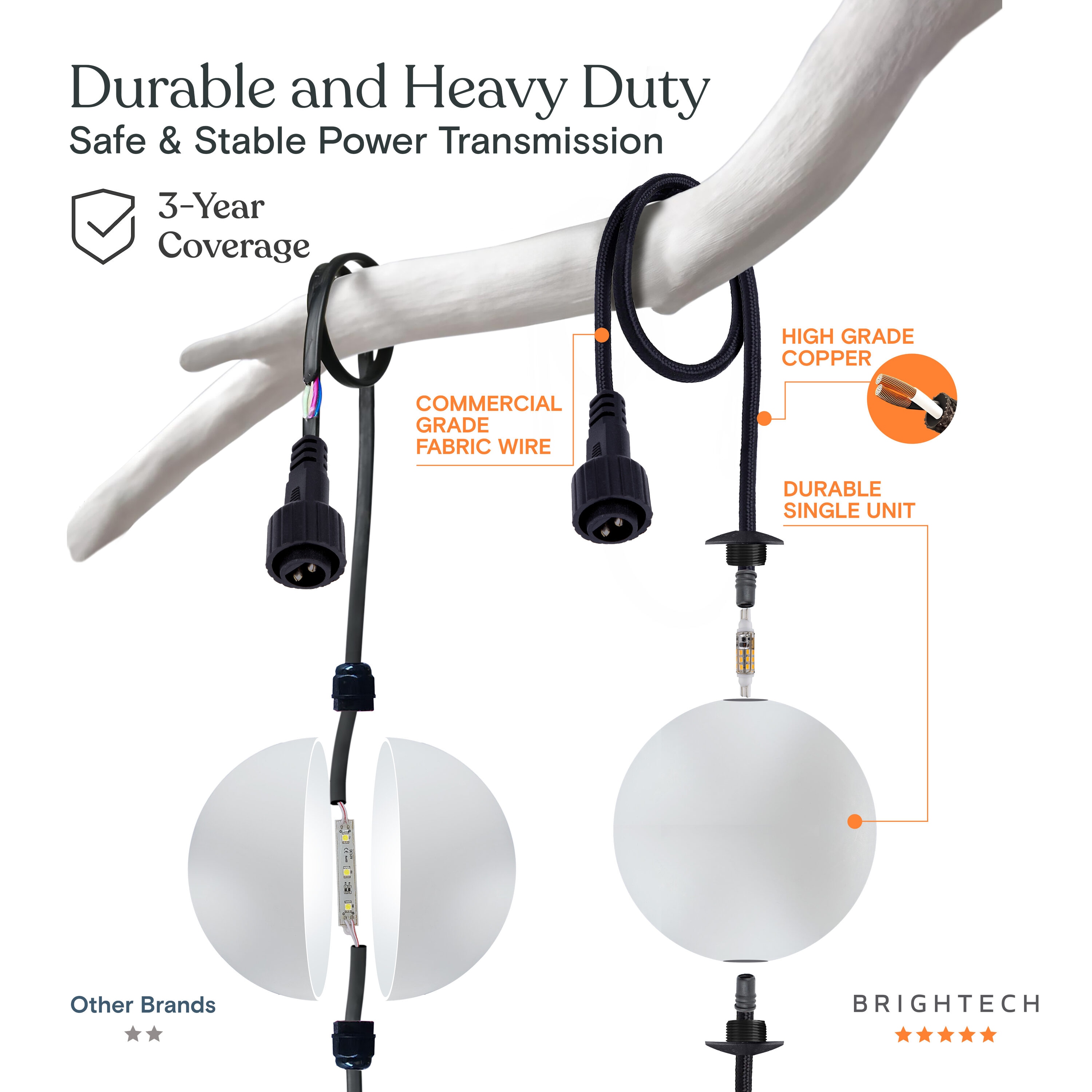 Brightech ORB-PG-1W-10-30 Patio-String-Lights - View #4