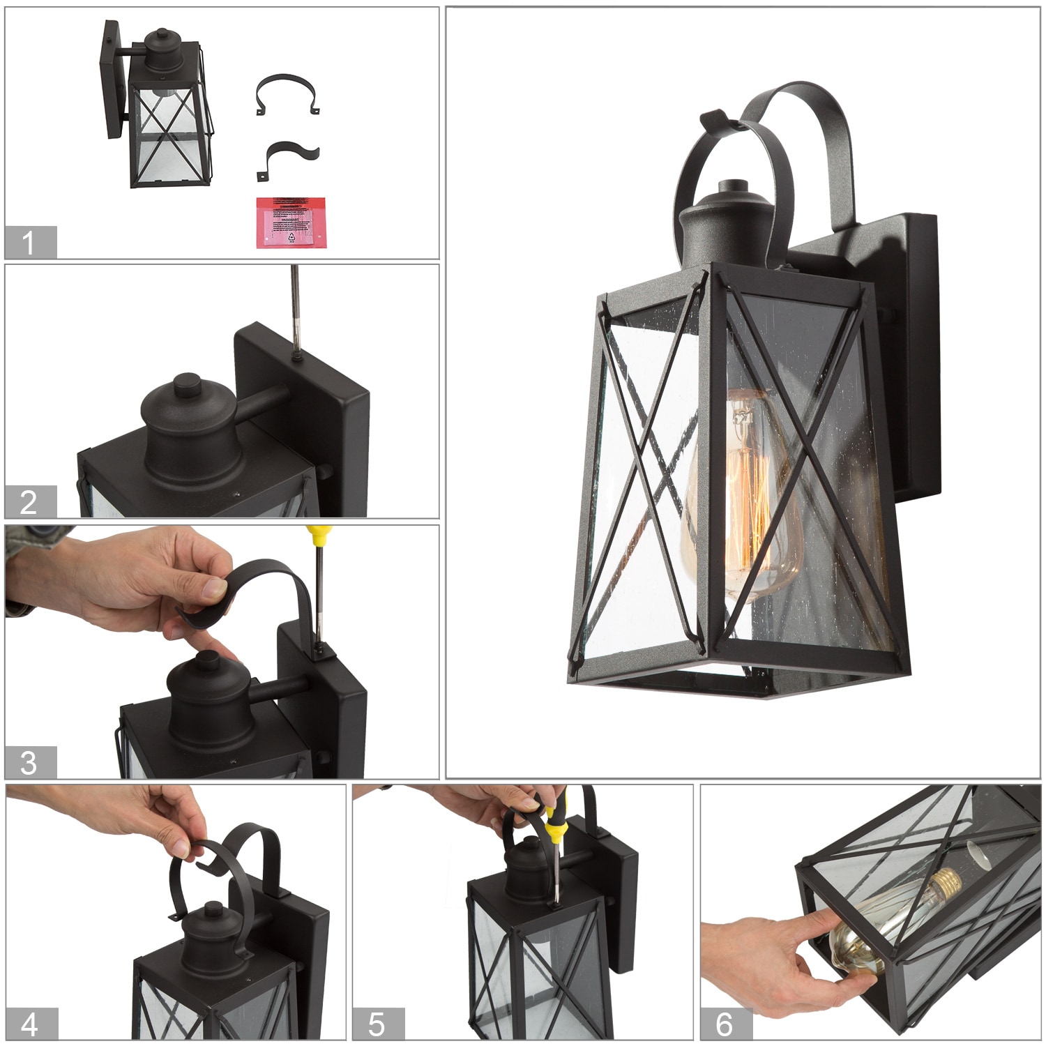 LNC YRB6ZYLWS51BDW7 Outdoor-Wall-Lighting - View #14