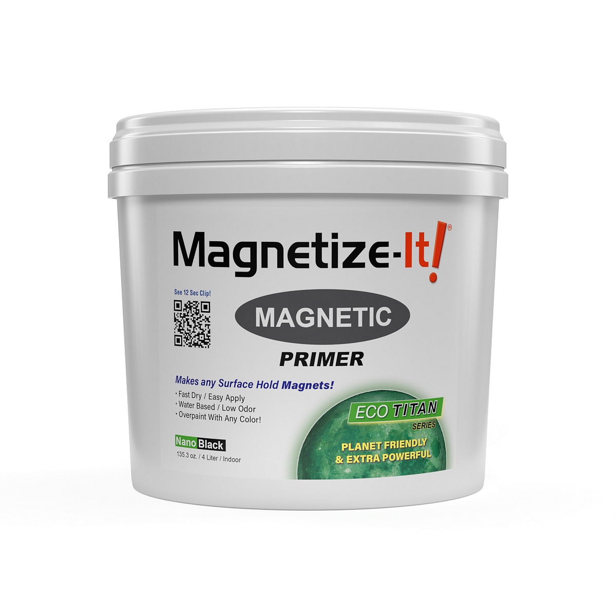 Magnetize-It! MIET-2414 ECO TITAN Interior Multi-purpose Water-based Wall and Ceiling Primer ( 1-gallon )