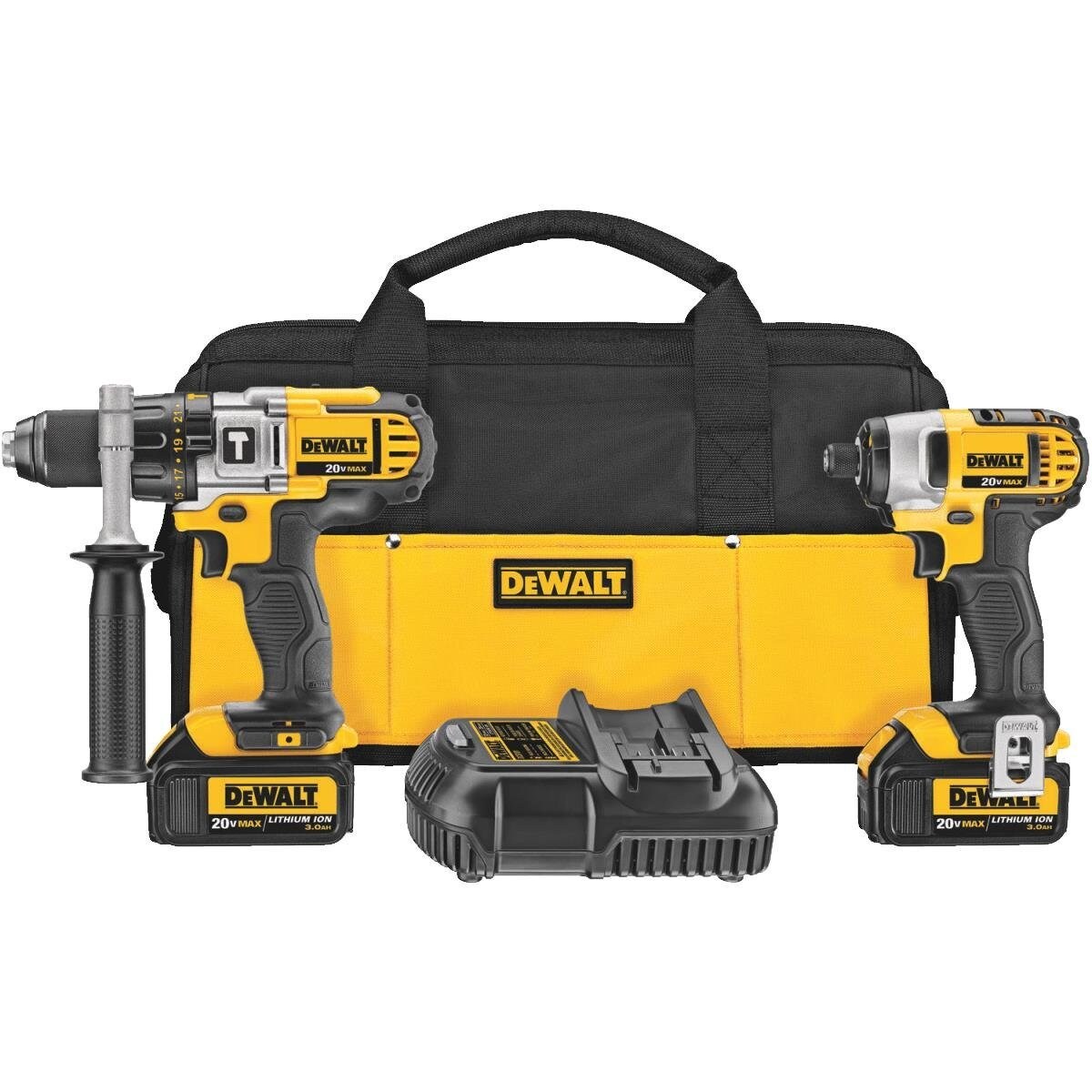 DEWALT 889301 2-Tool 20-Volt Max Power Tool Combo Kit with Soft Case (2-Batteries and charger Included)