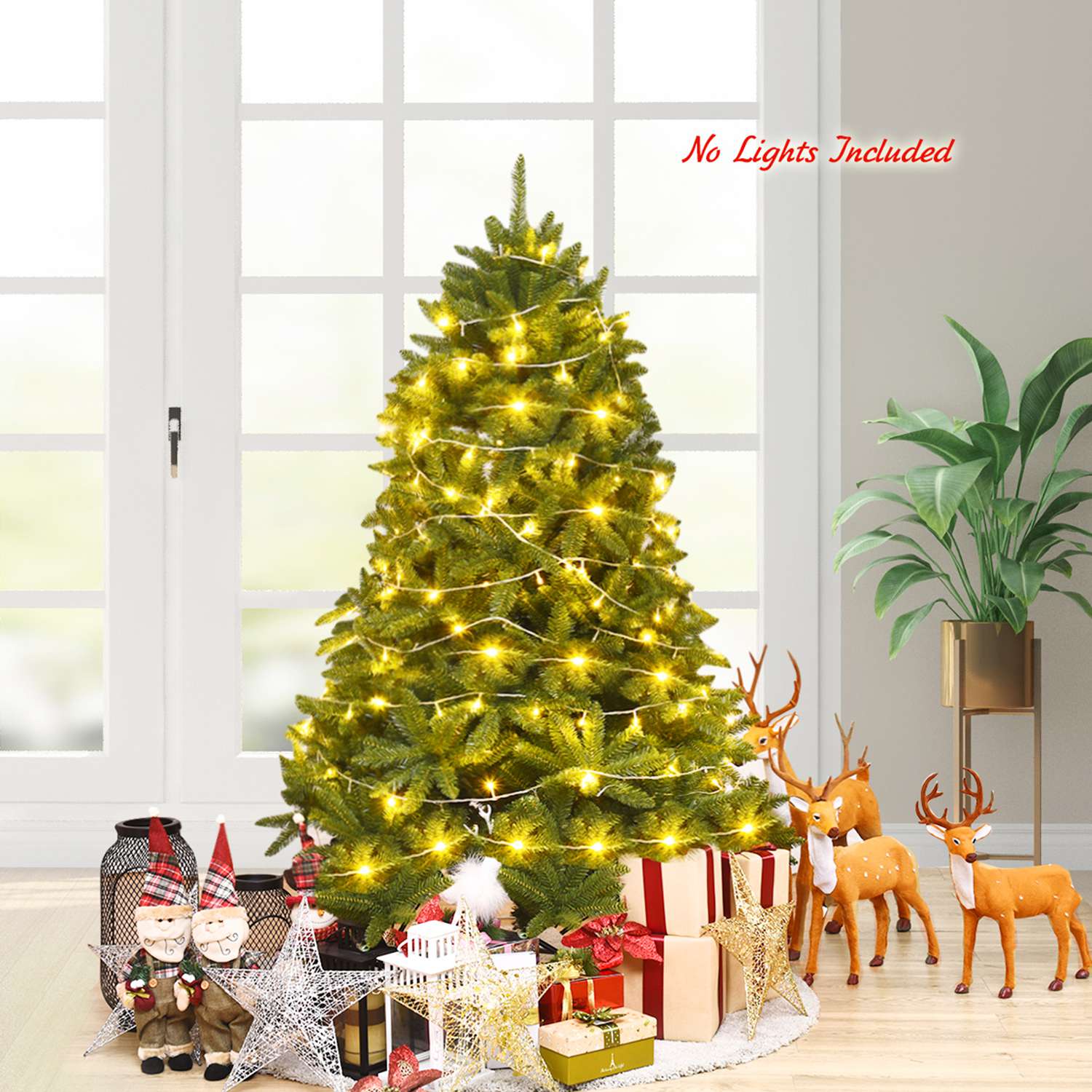 Costway CSHY000390 Artificial-Christmas-Trees - View #2