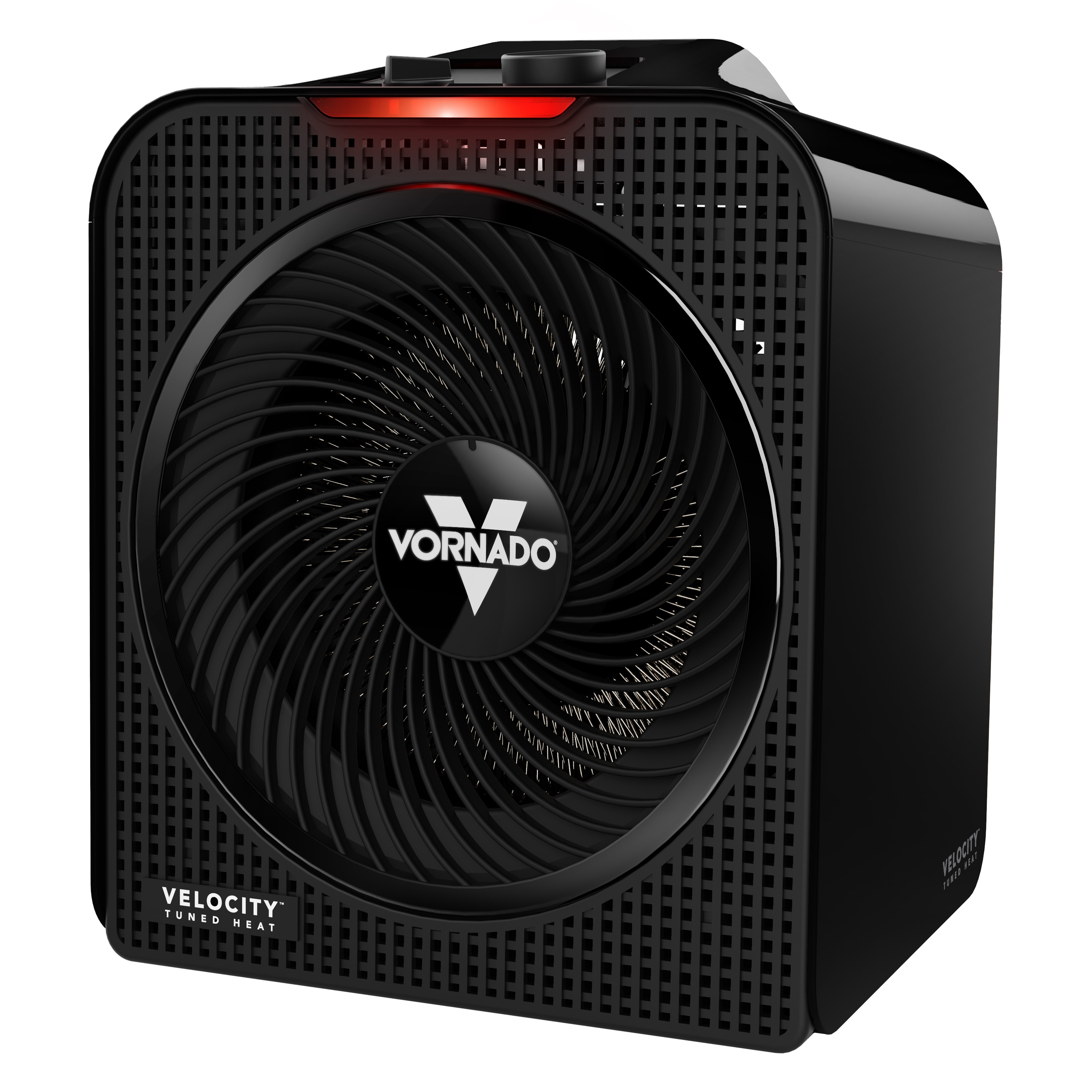 Up to 1500-Watt Fan Compact Personal Indoor Electric Space Heater with Thermostat in Black | - Vornado EH1-0192-06