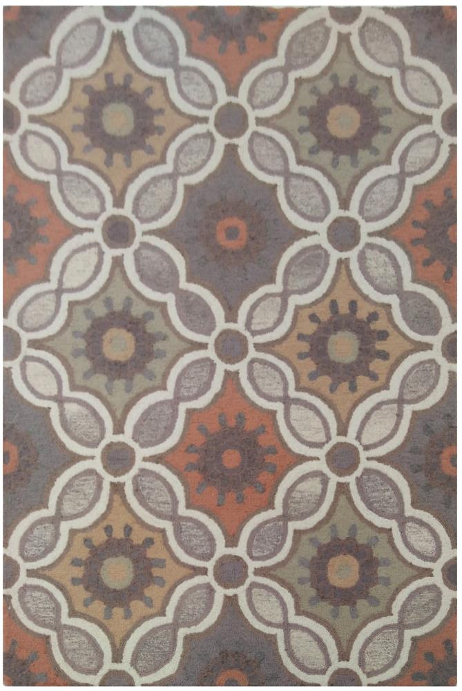 Candler 5 X 8 (ft) Wool Indoor Damask Area Rug at Lowes.com