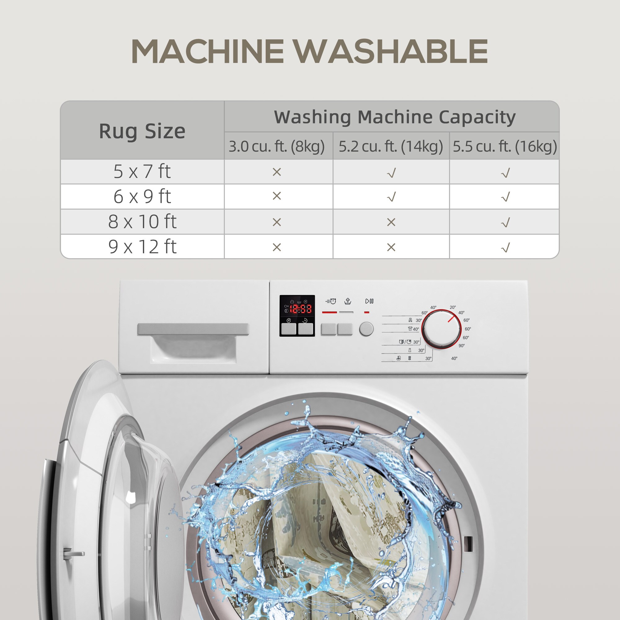 HomCom 830-974V00GN rugs - View #8