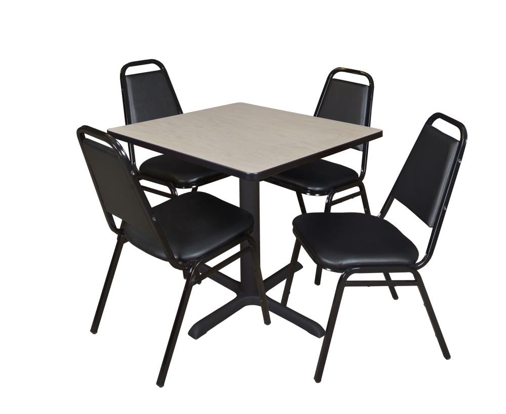 Regency TB3030PL29BK Breakroom Off-white 4-Person Training Table (30-in W x 29-in H)