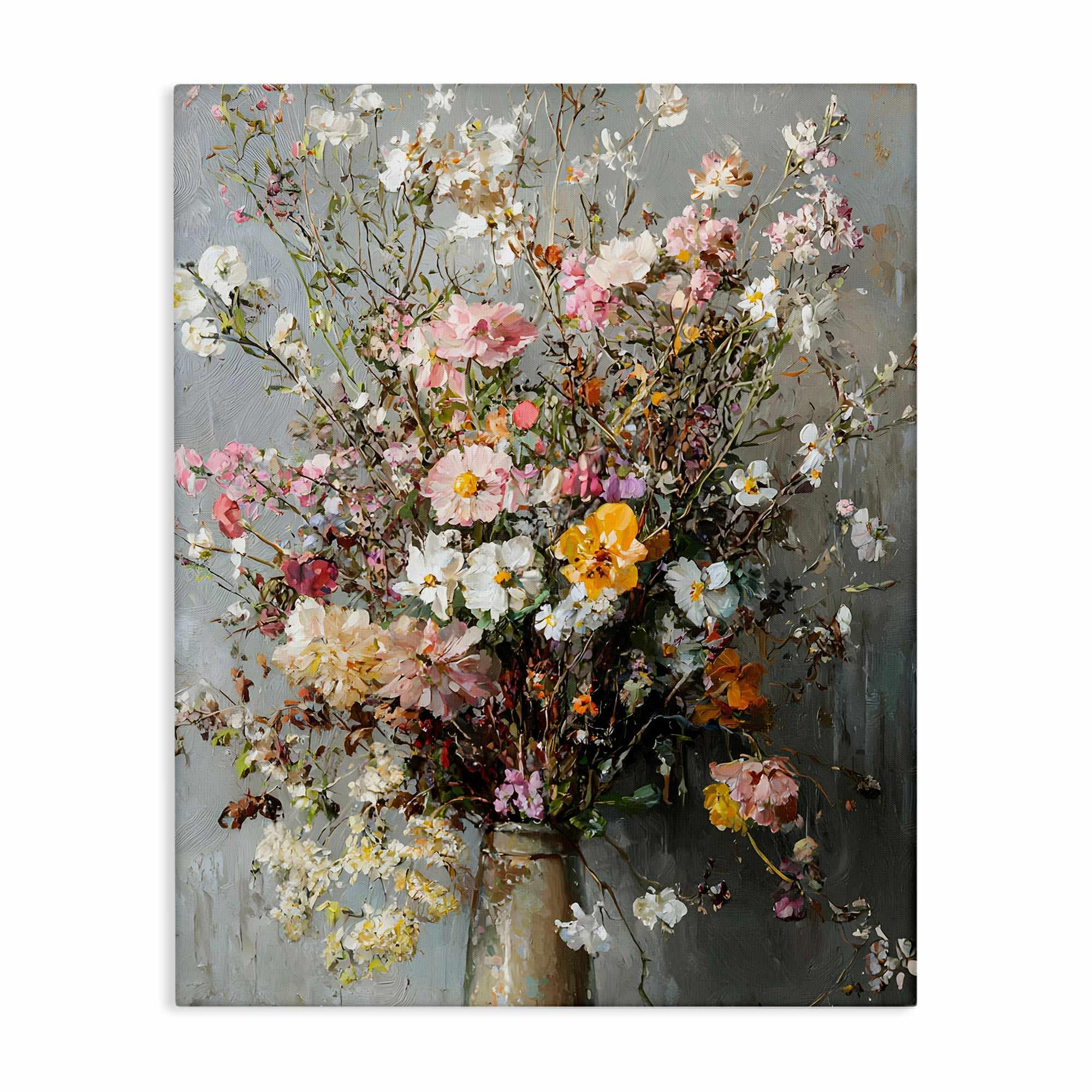 Stupell Industries BT-750-CN-24X30 Overflowing Spring Flowers Canvas design by Franklyn Gregory