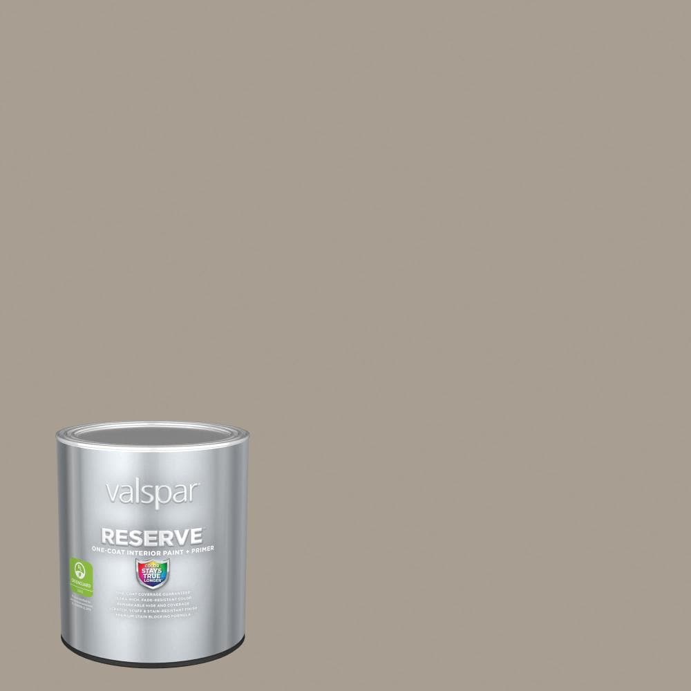 Valspar 6005-1C-2916560 Reserve Flat Smoked Oyster 6005-1C Latex Interior Paint Paint + Primer ( 1-quart )