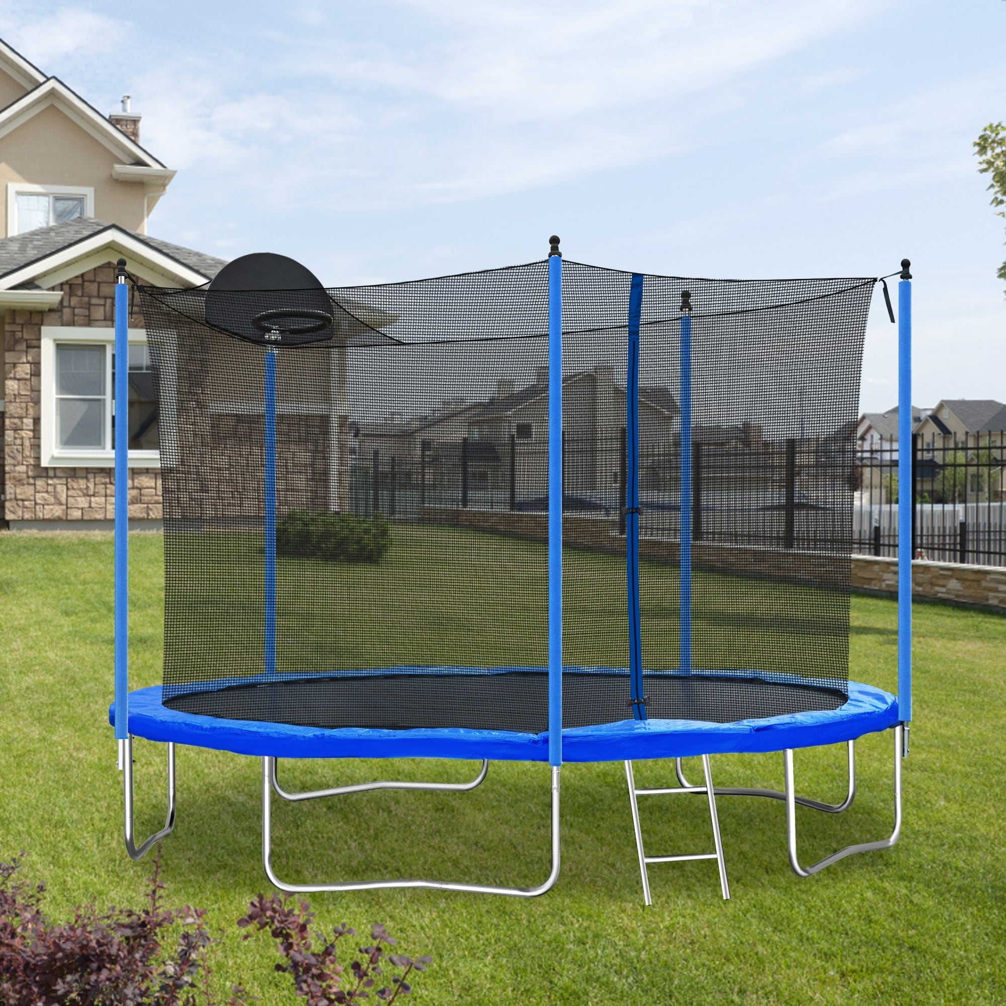 ToolCat BZ-3-177-SN 12-ft Round Backyard in Blue