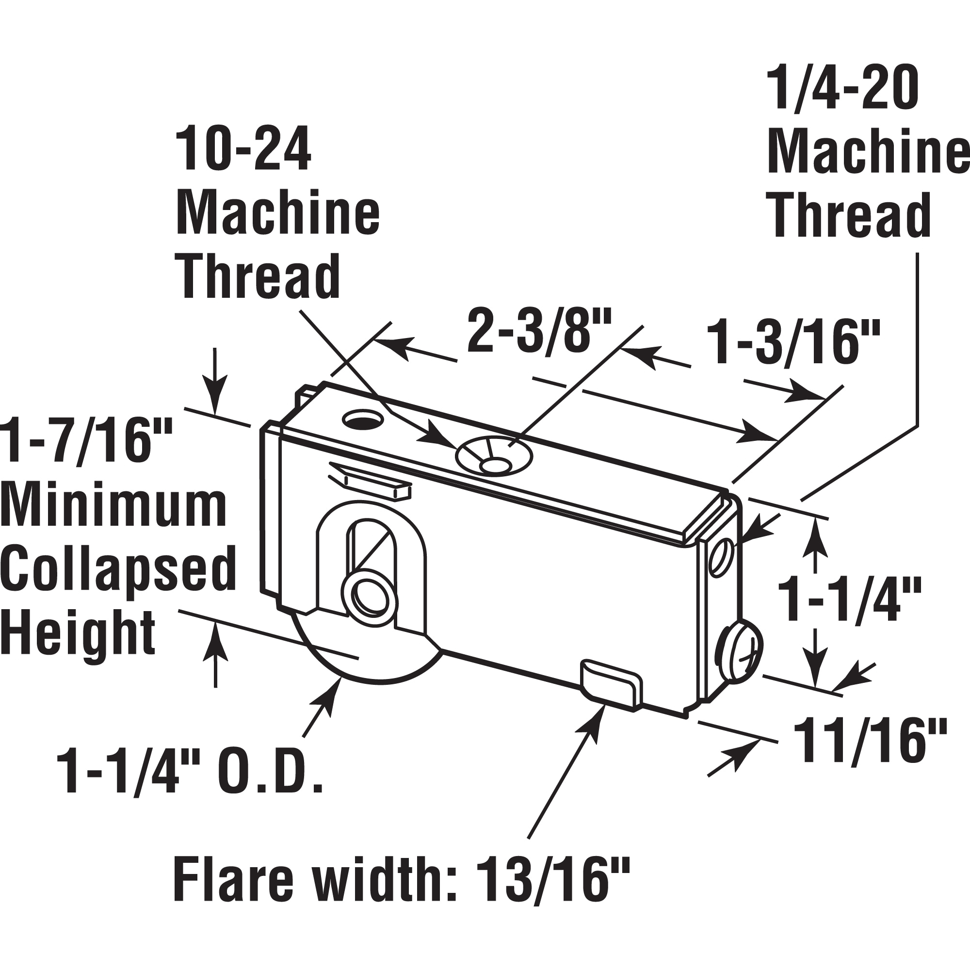 Prime-Line D 1541 Sliding-Patio-Door-Roller-Assemblies - View #2