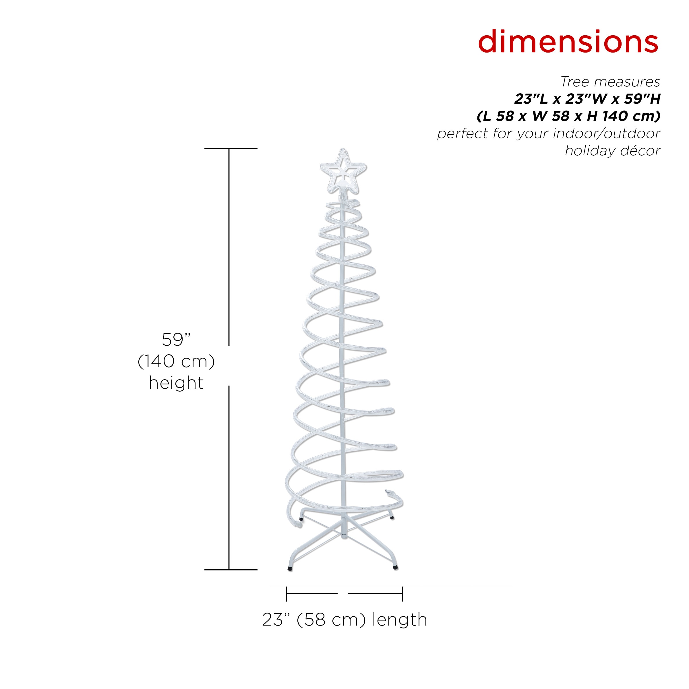 Alpine Corporation CEY223XS-MC Artificial-Christmas-Trees - View #2